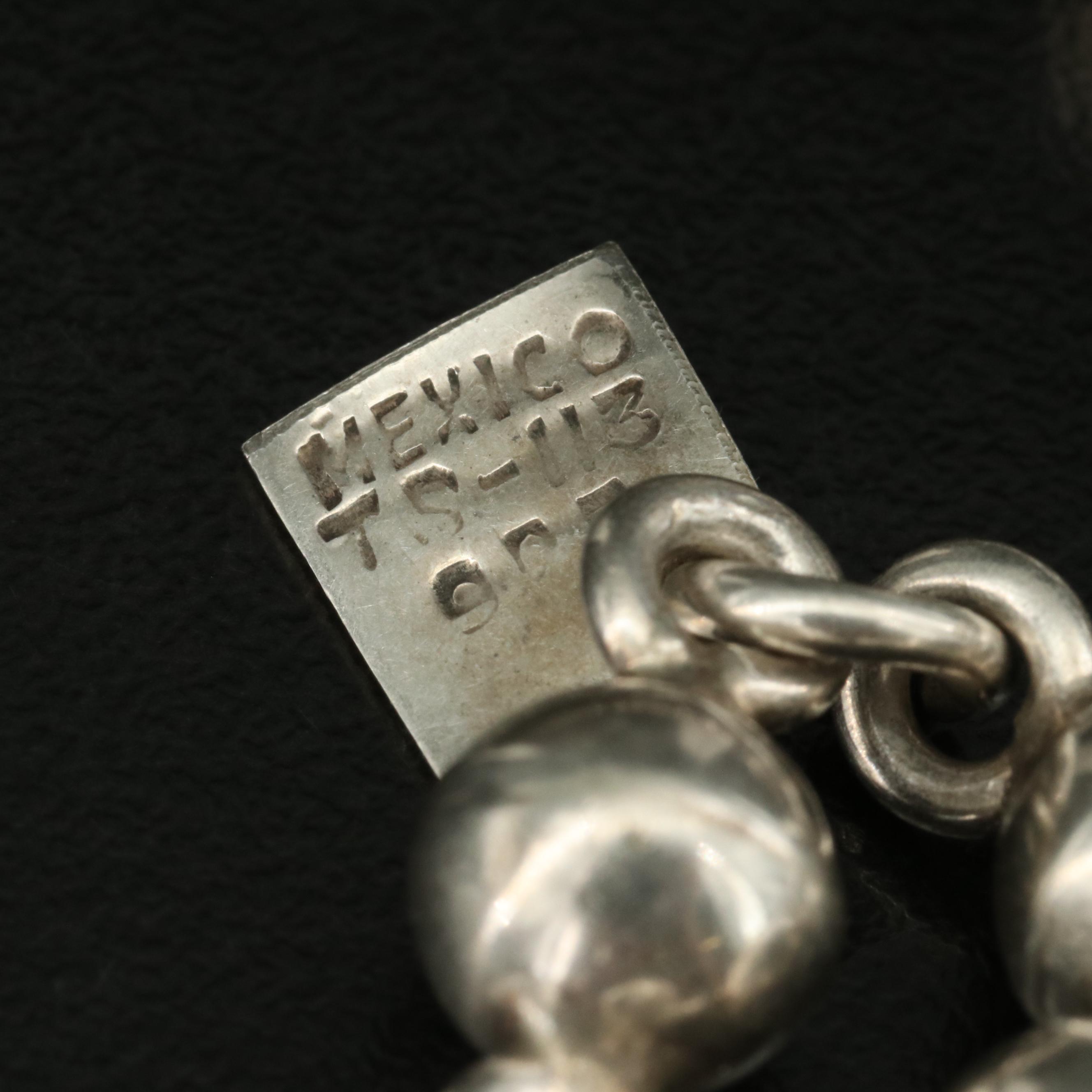 Mexican Sterling Station Necklace