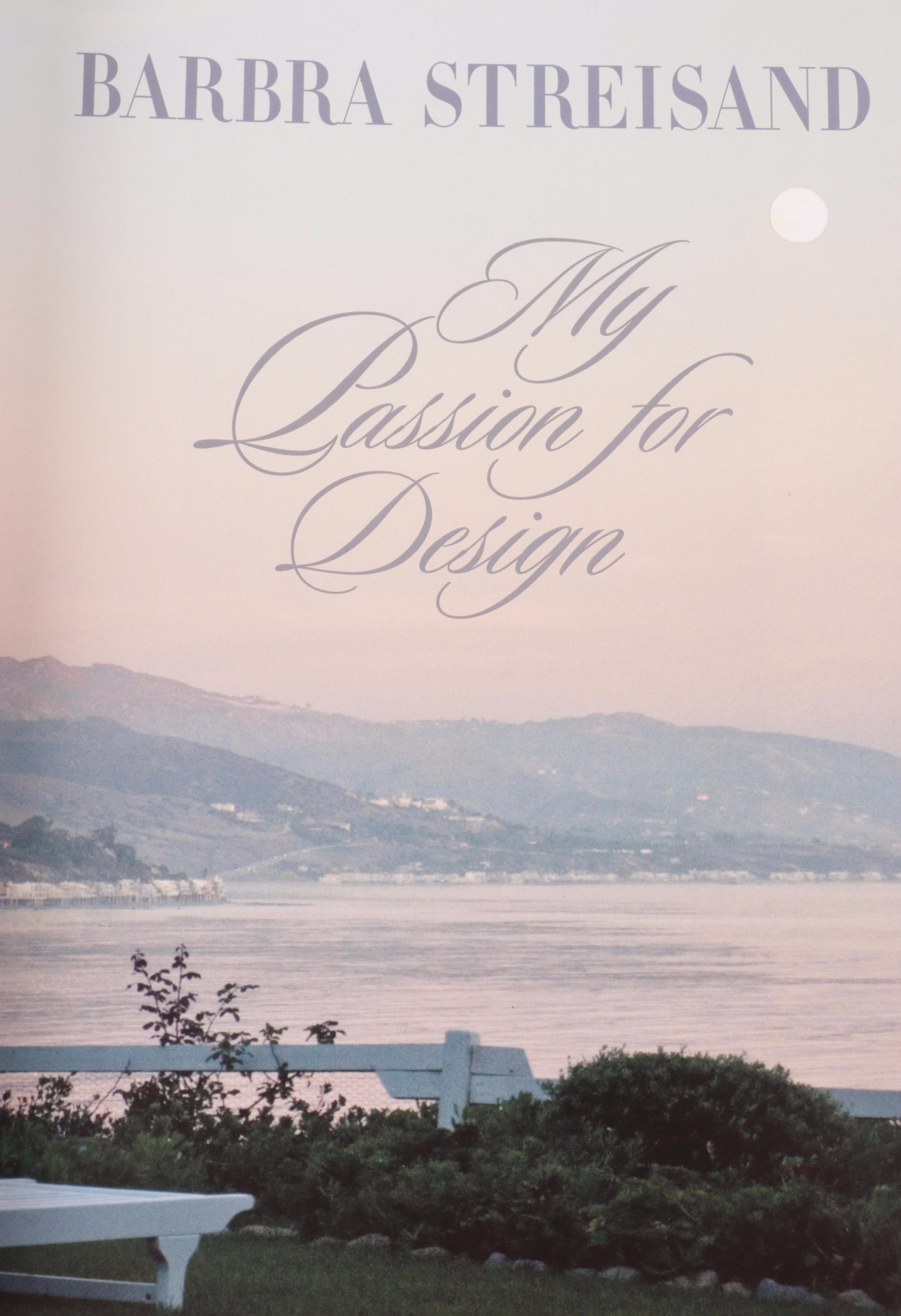 First Edition "My Passion for Design" by Barbra Streisand and More Books