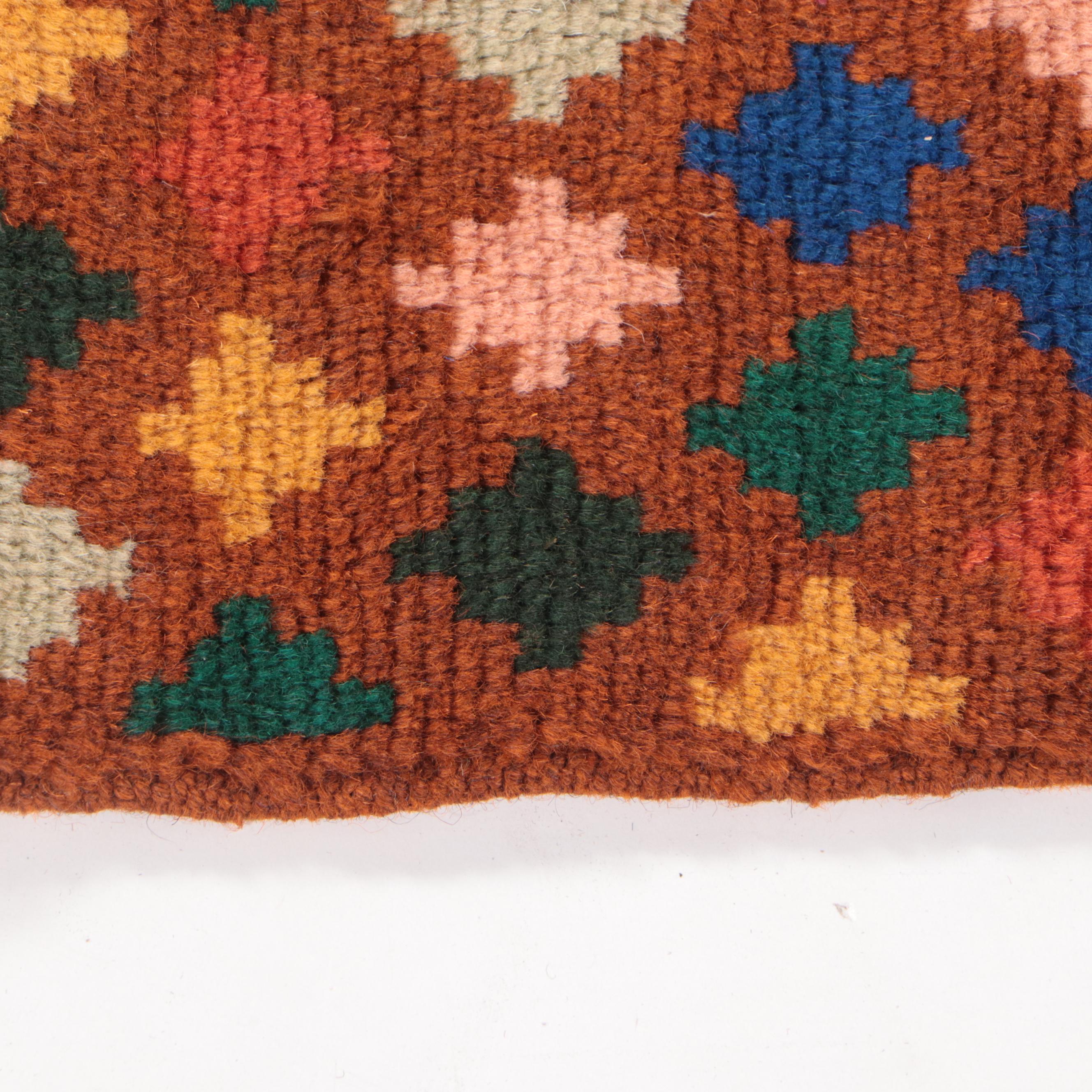 3'11 x 5'6 Hand-Knotted Indo-Persian Gabbeh Area Rug