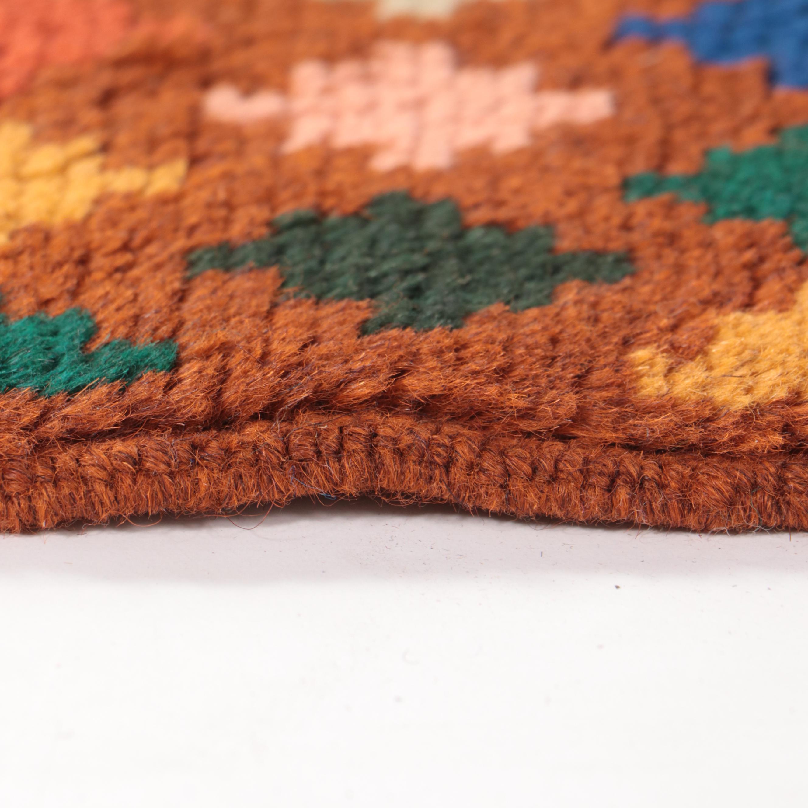 3'11 x 5'6 Hand-Knotted Indo-Persian Gabbeh Area Rug