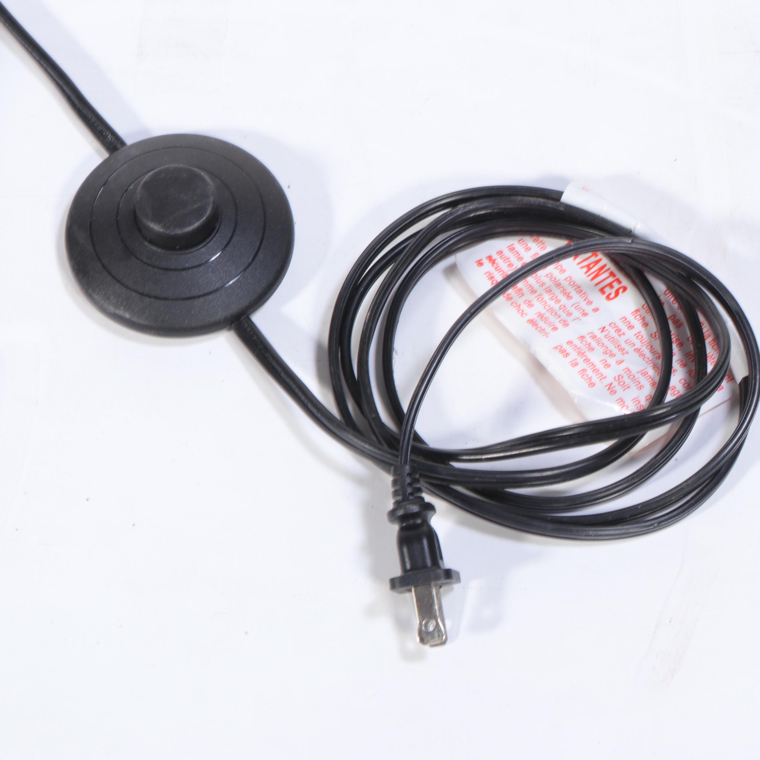 LampsPerSe Adjustable Floor Lamp With Grey Fabric Shade, Contemporary