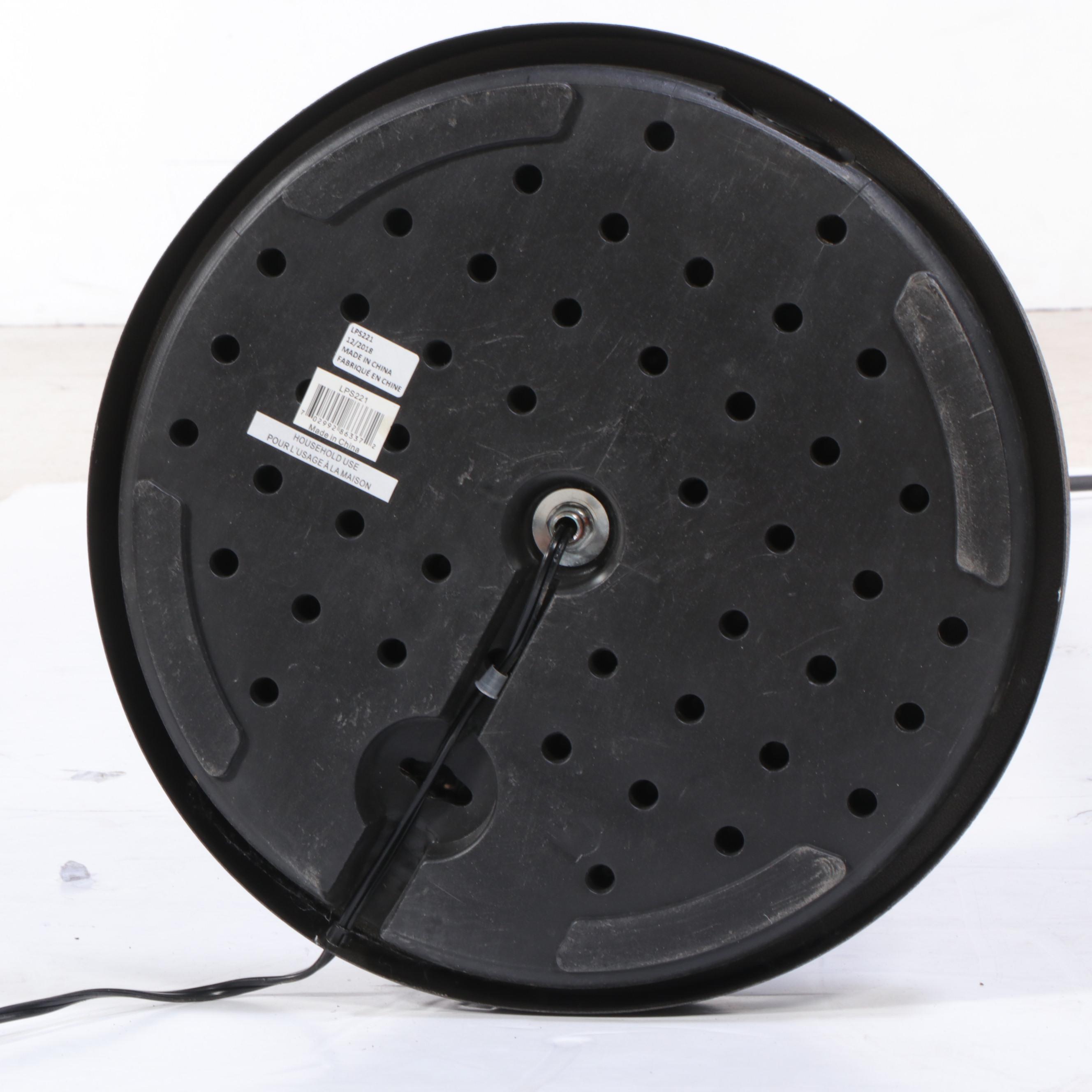 LampsPerSe Adjustable Floor Lamp With Grey Fabric Shade, Contemporary