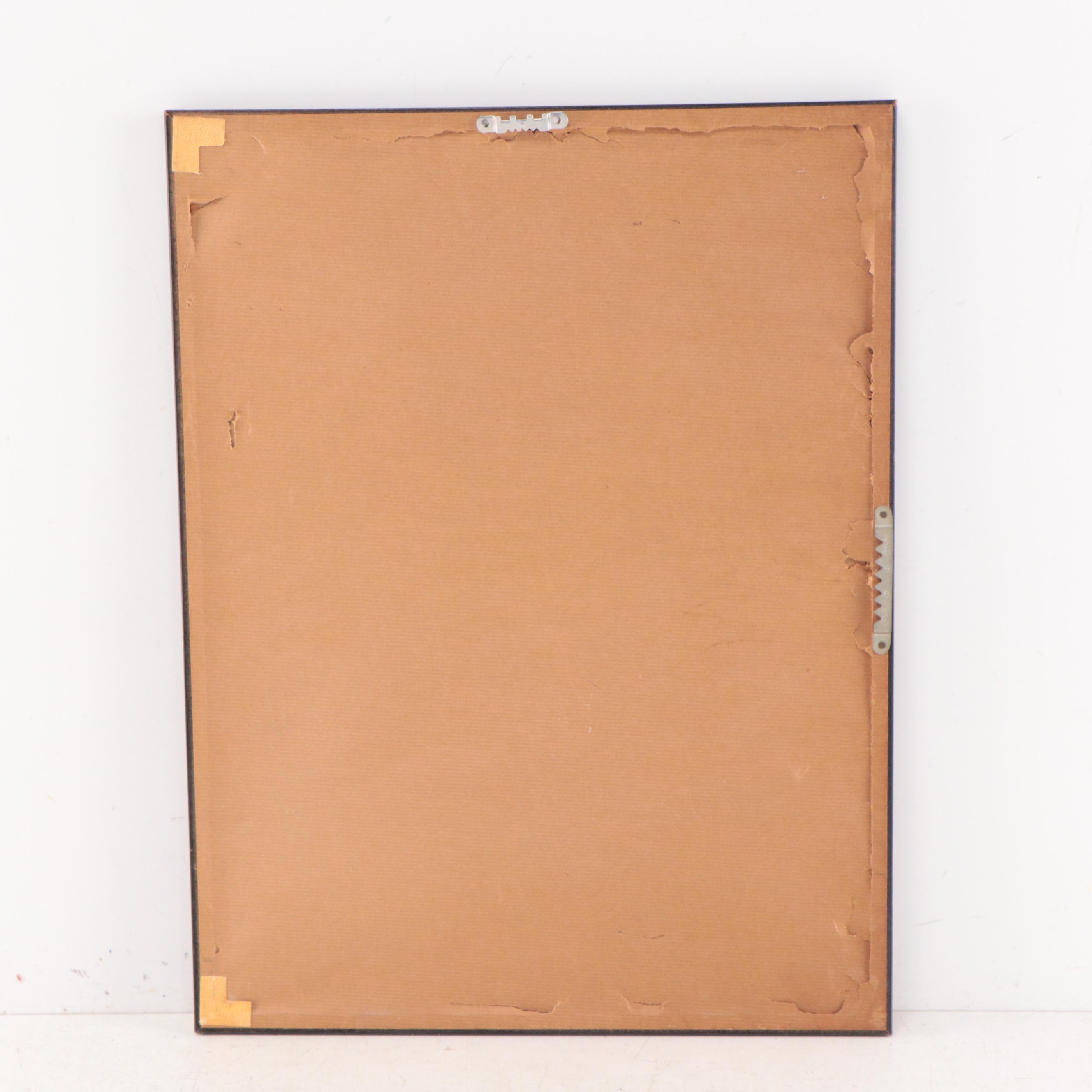 Modernist Style Pastel Drawing