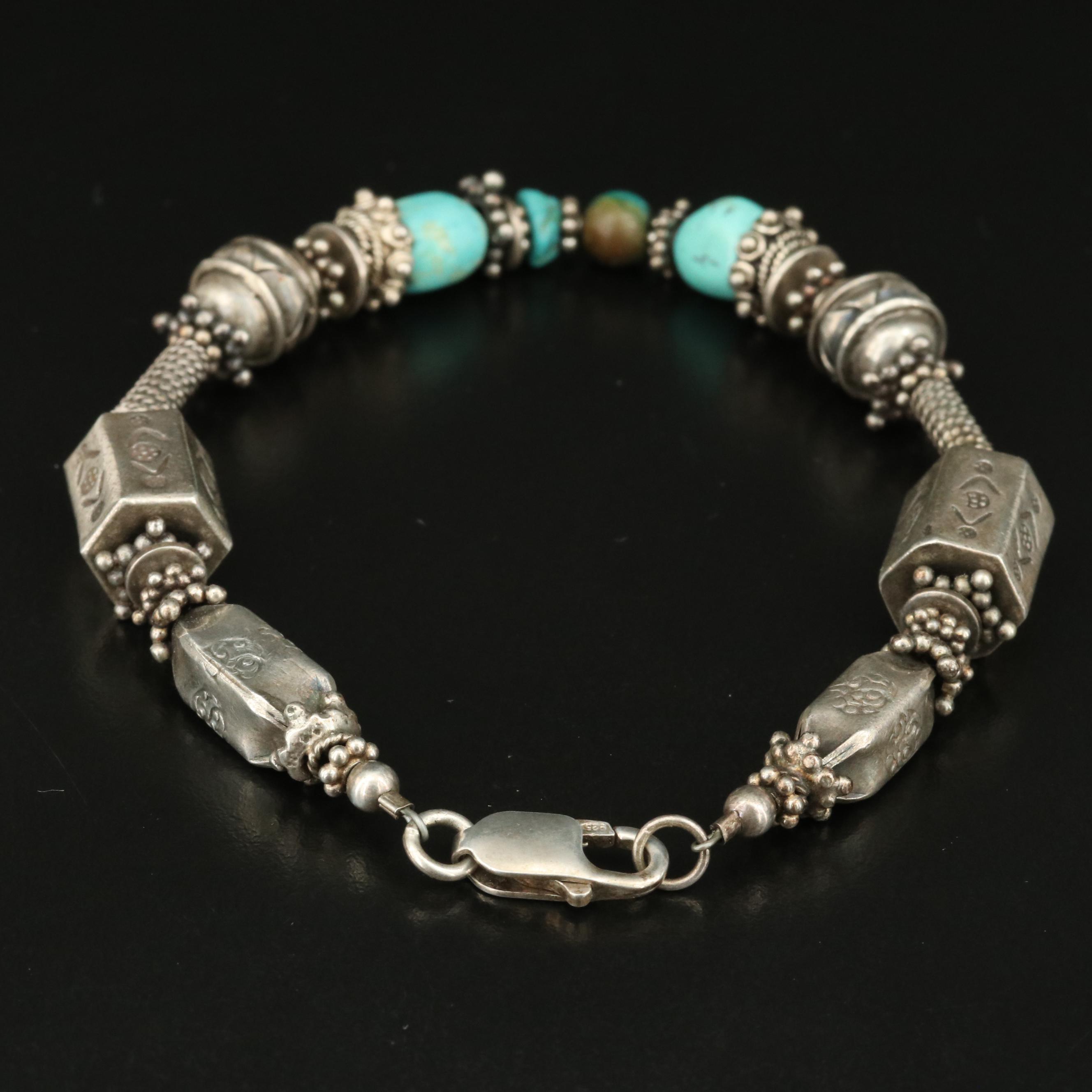 Sterling Turquoise Bracelet