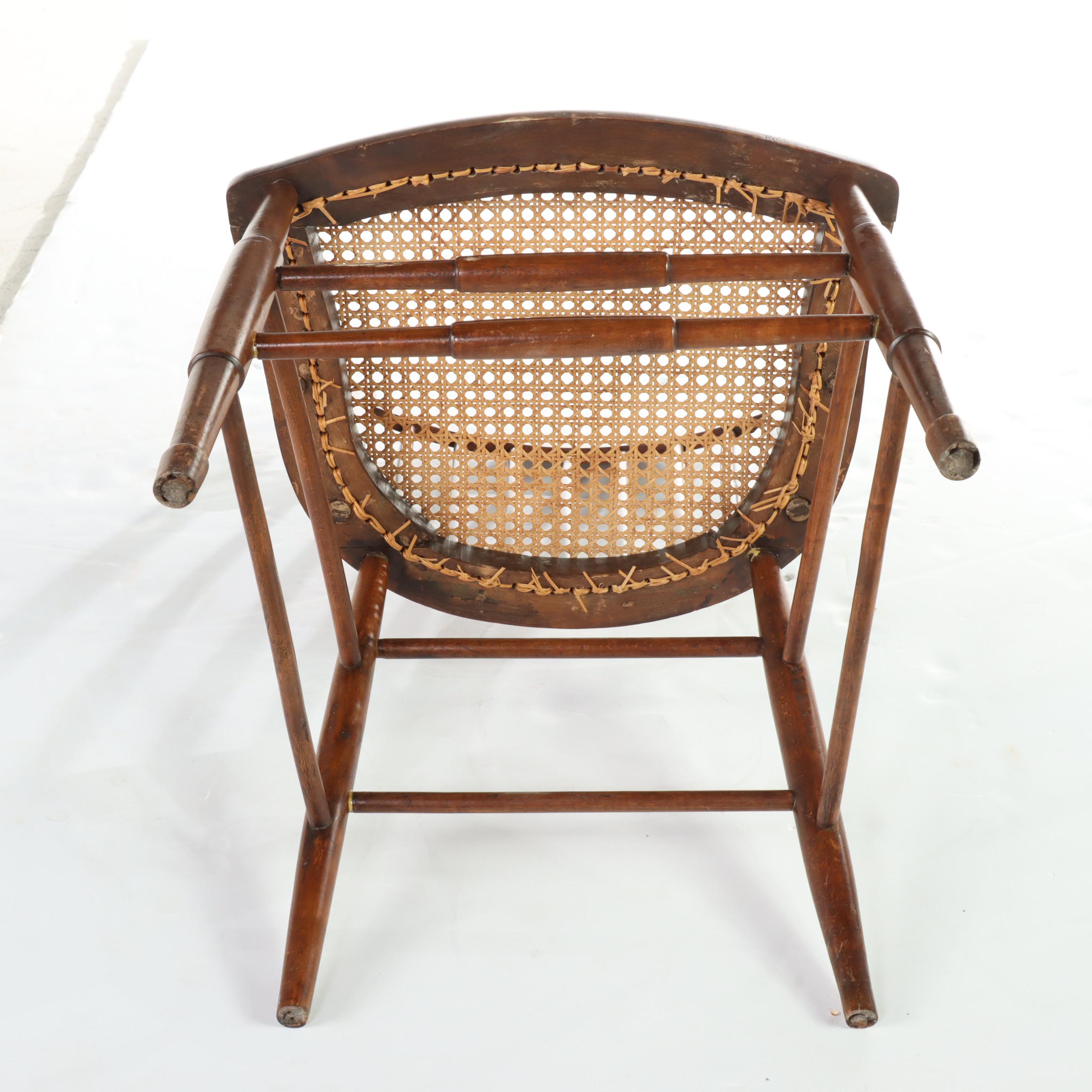 Two Victorian Spindle-Back Side Chairs, Late 19th Century