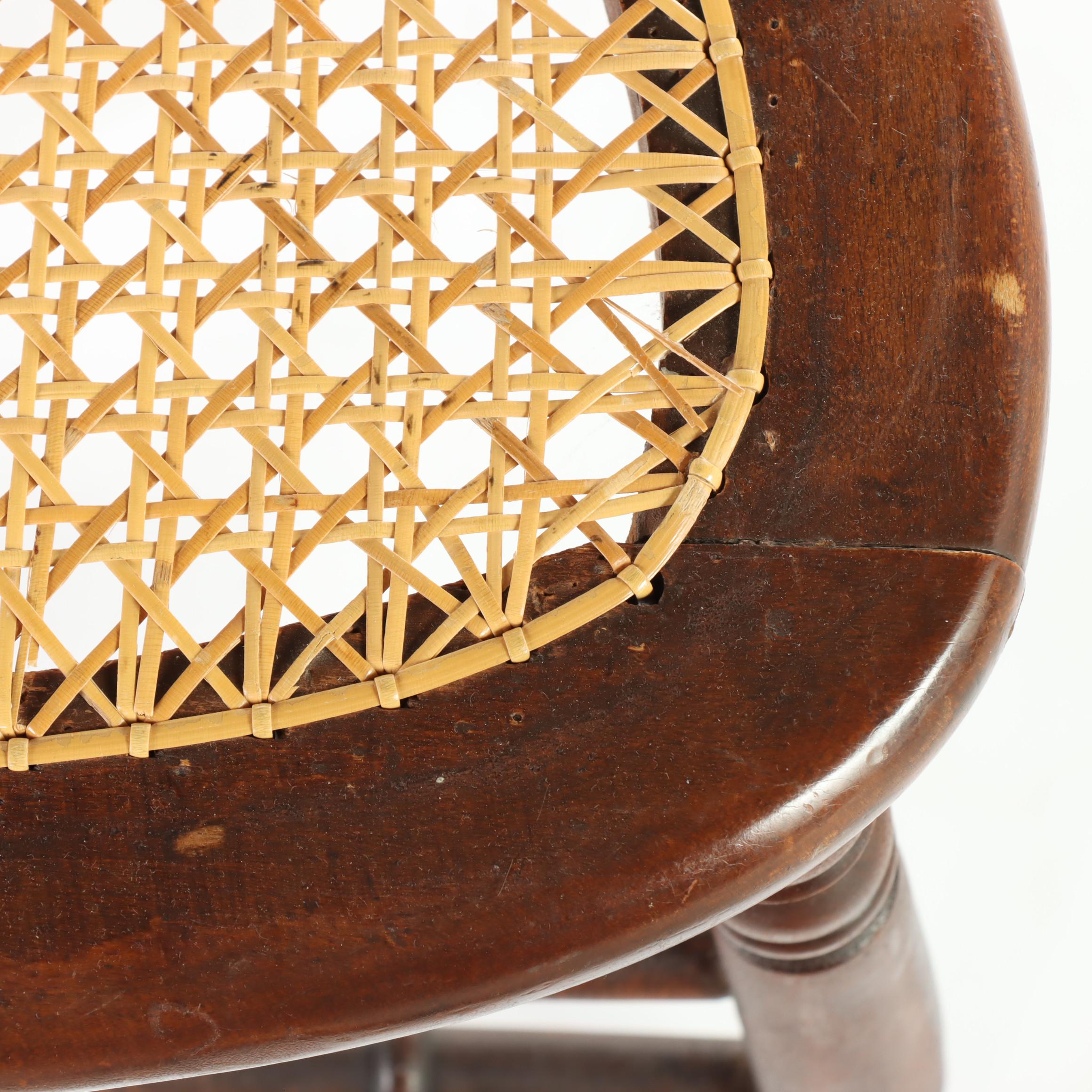 Two Victorian Spindle-Back Side Chairs, Late 19th Century