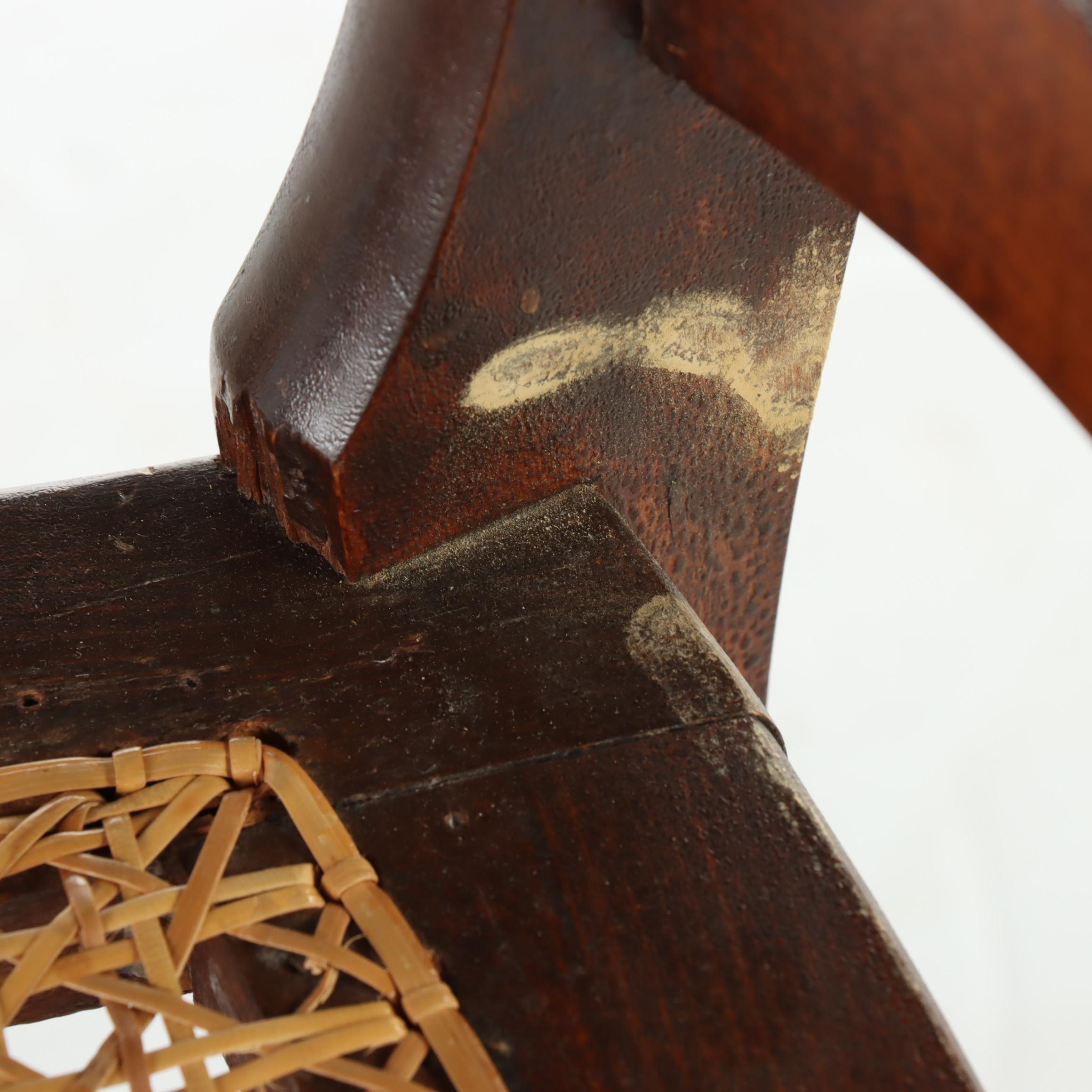 Two Victorian Spindle-Back Side Chairs, Late 19th Century