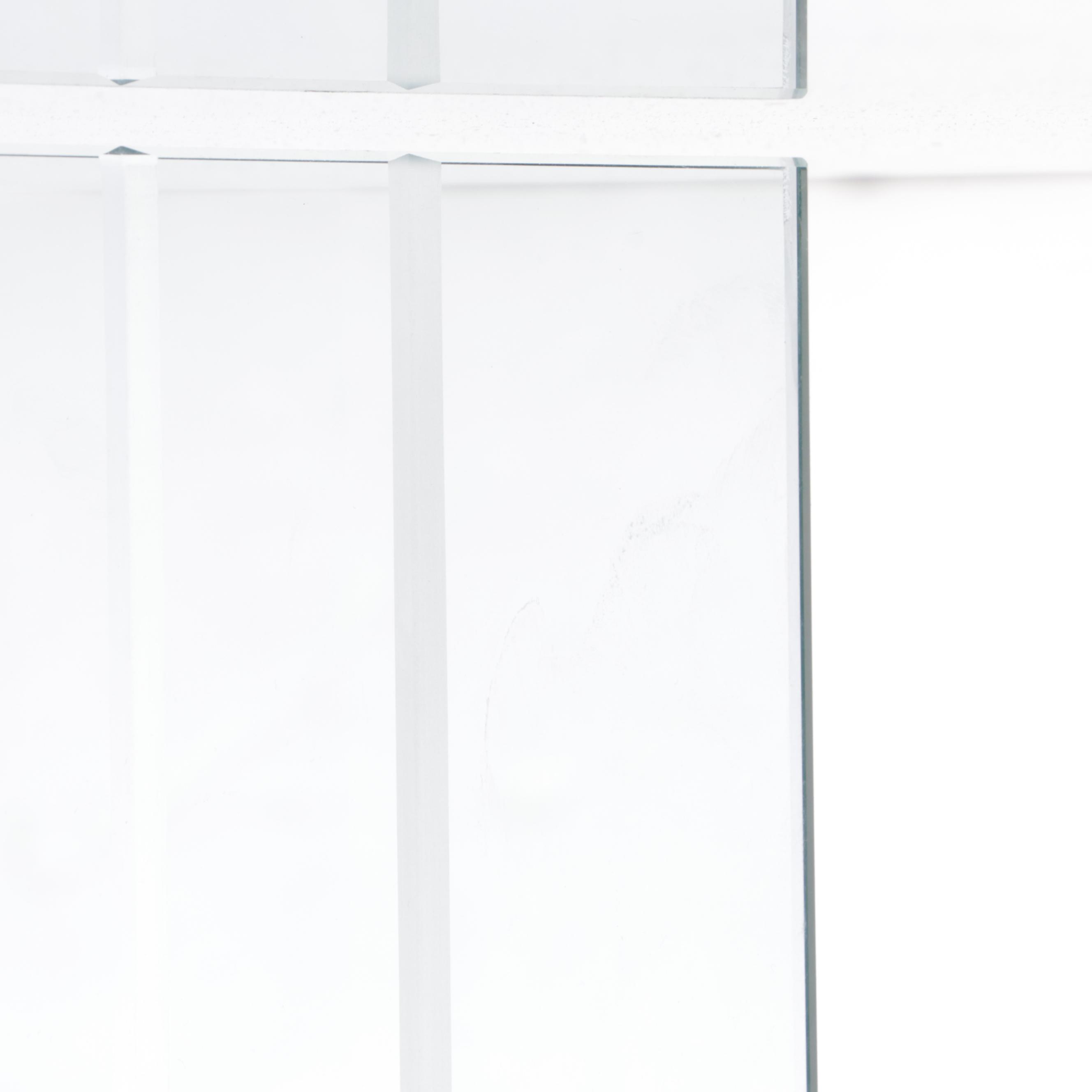 Post-Modern Glass Dining Table, Probably Pace