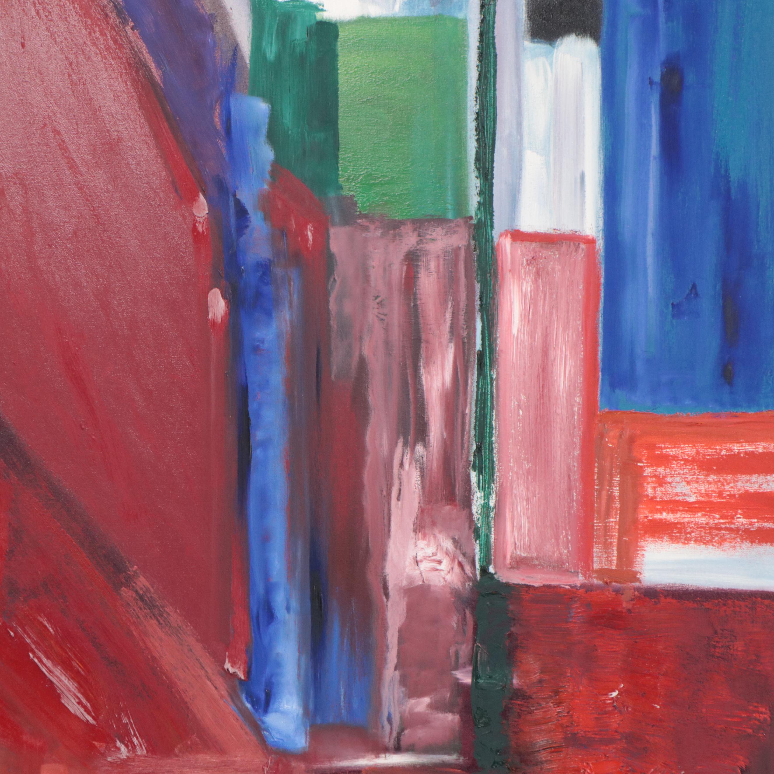 Impasto Abstract Expressionist Style Oil Painting