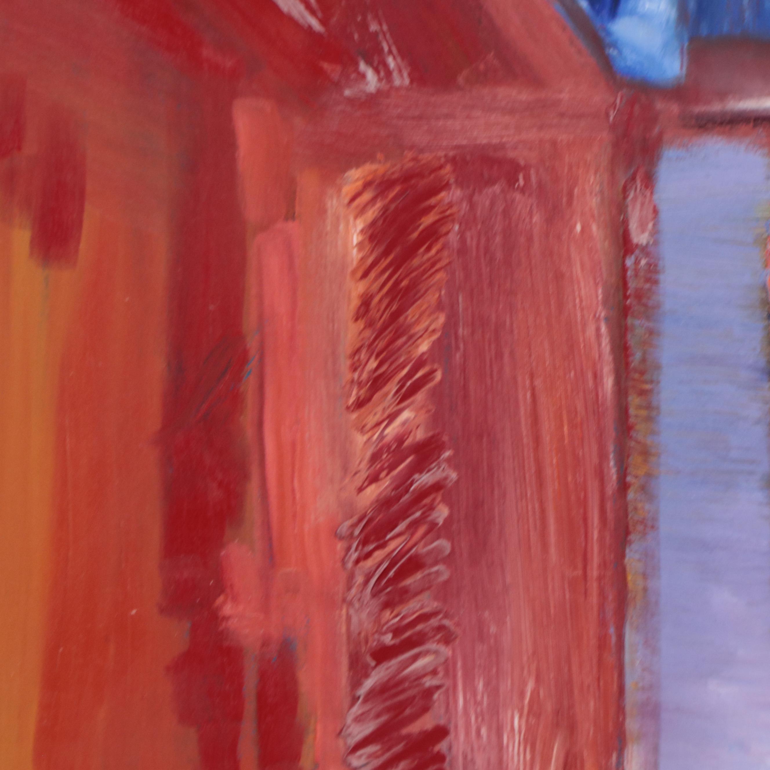 Impasto Abstract Expressionist Style Oil Painting