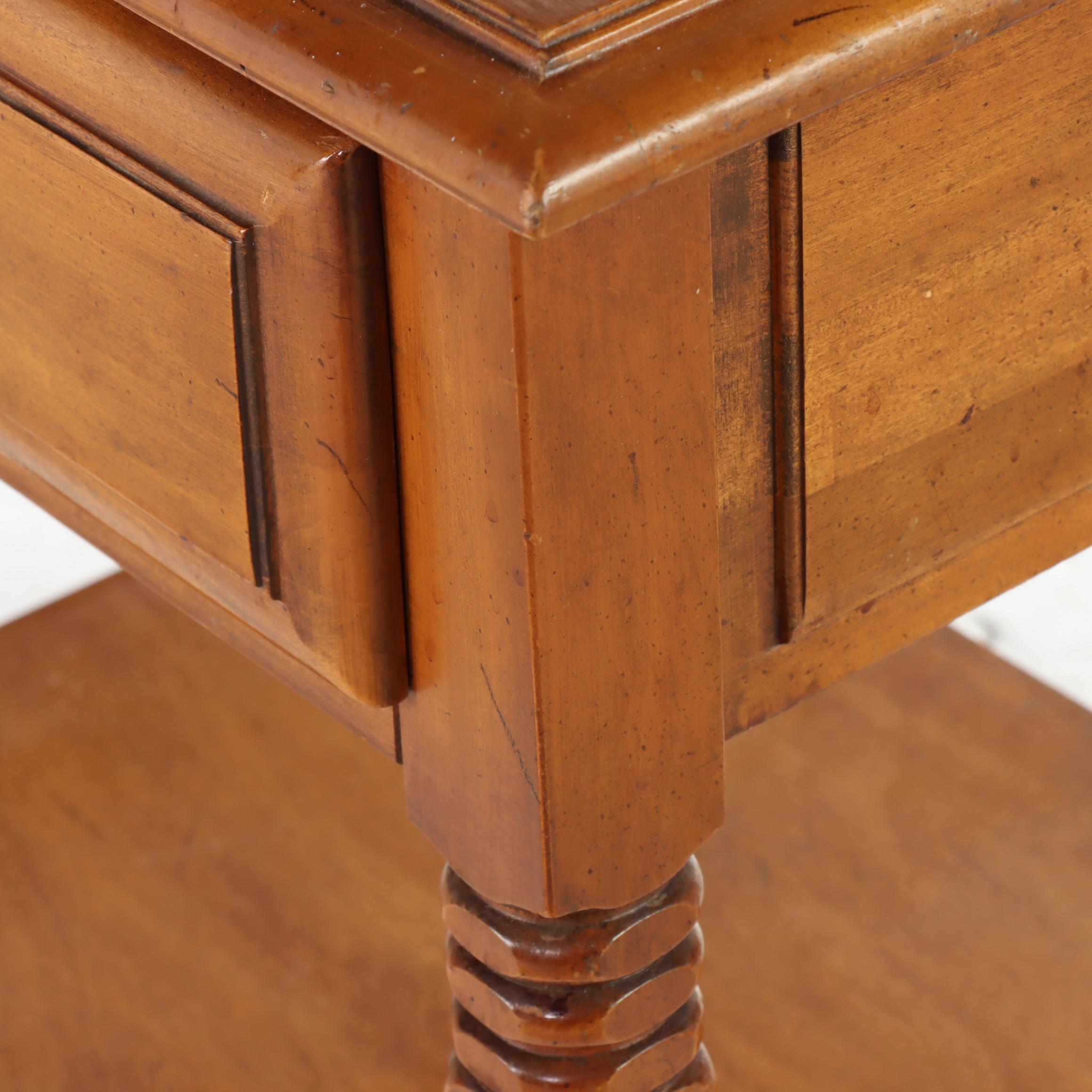 American Colonial Style Maple Nightstand