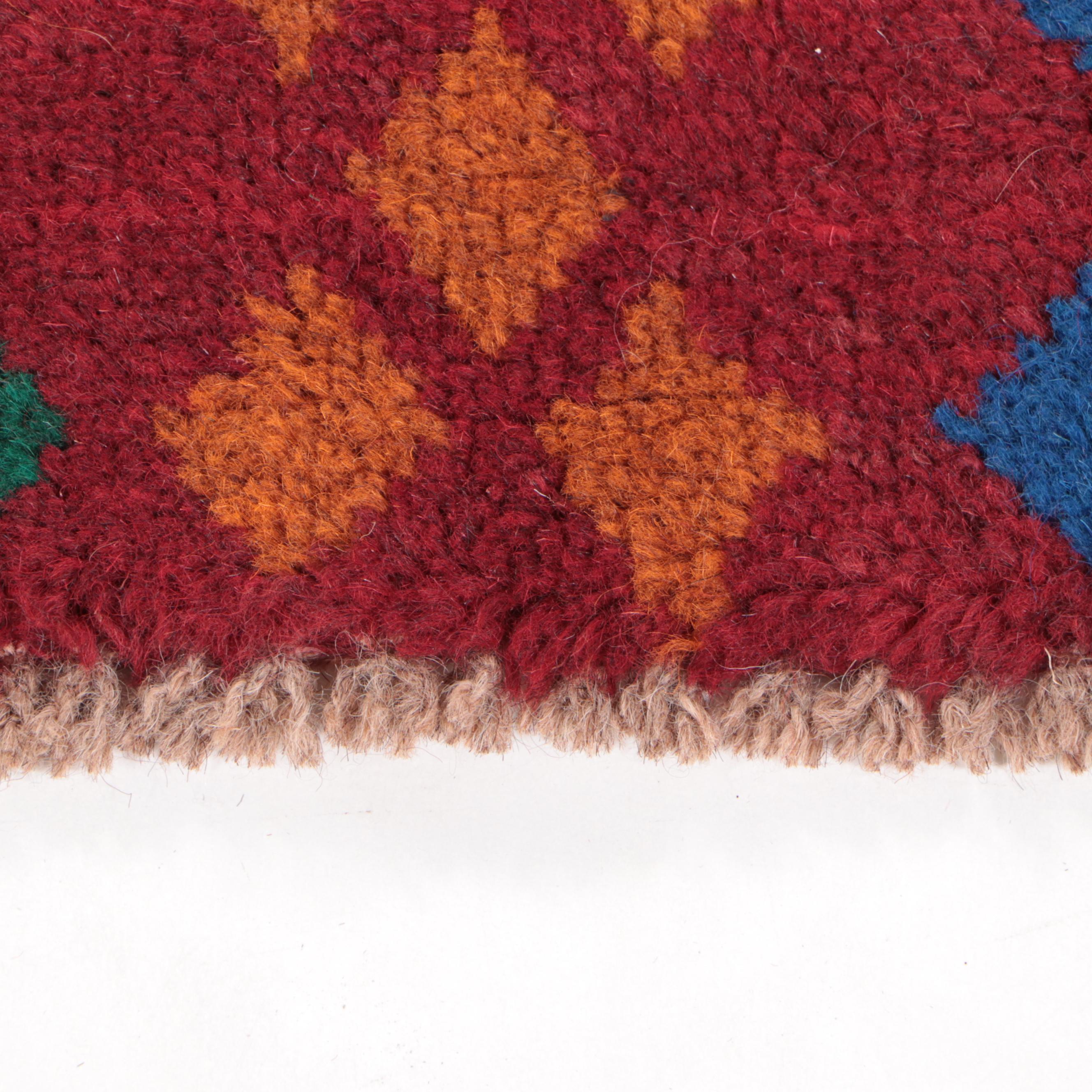 3'9 x 5'10 Hand-Knotted Afghan Baluch Area Rug