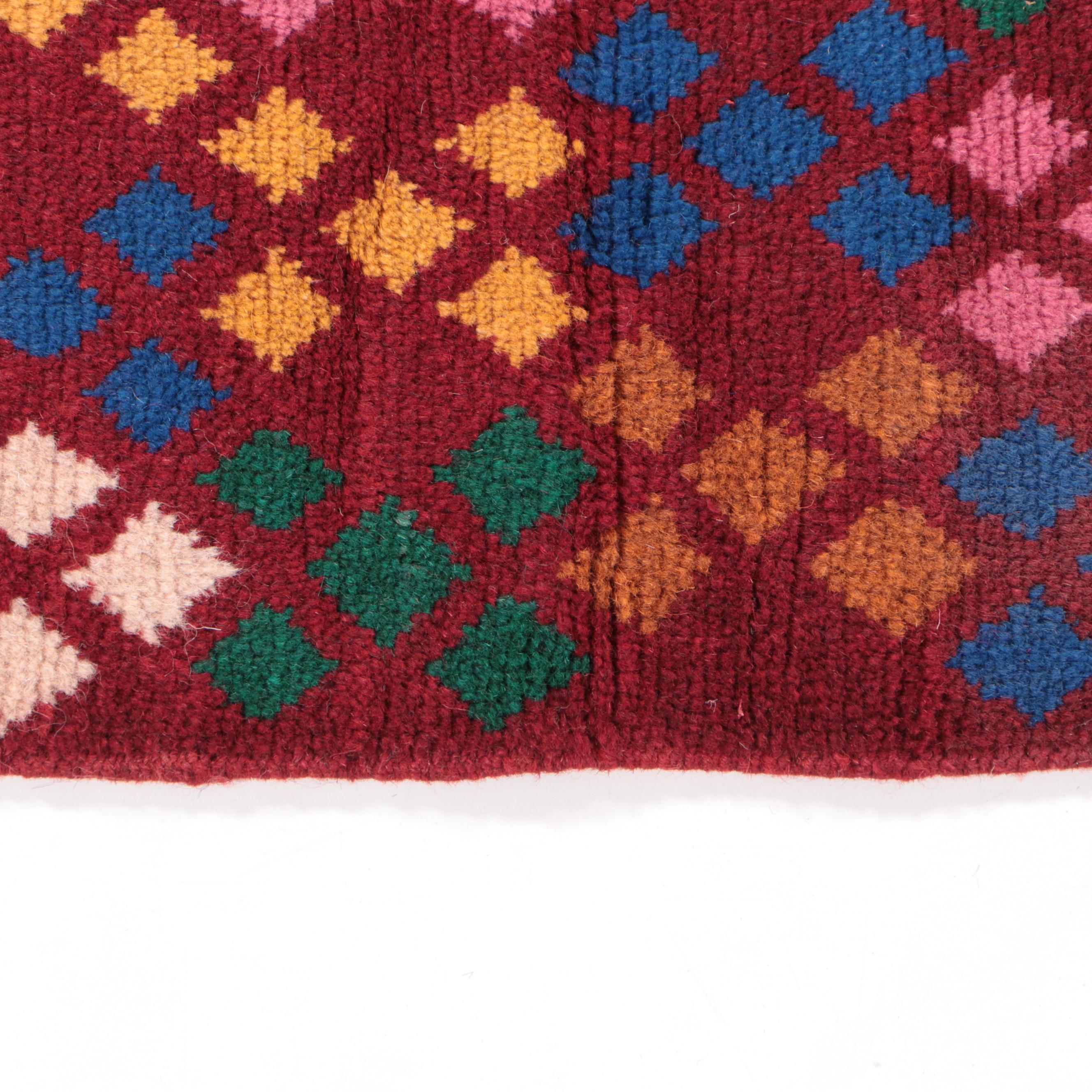 3'9 x 5'10 Hand-Knotted Afghan Baluch Area Rug