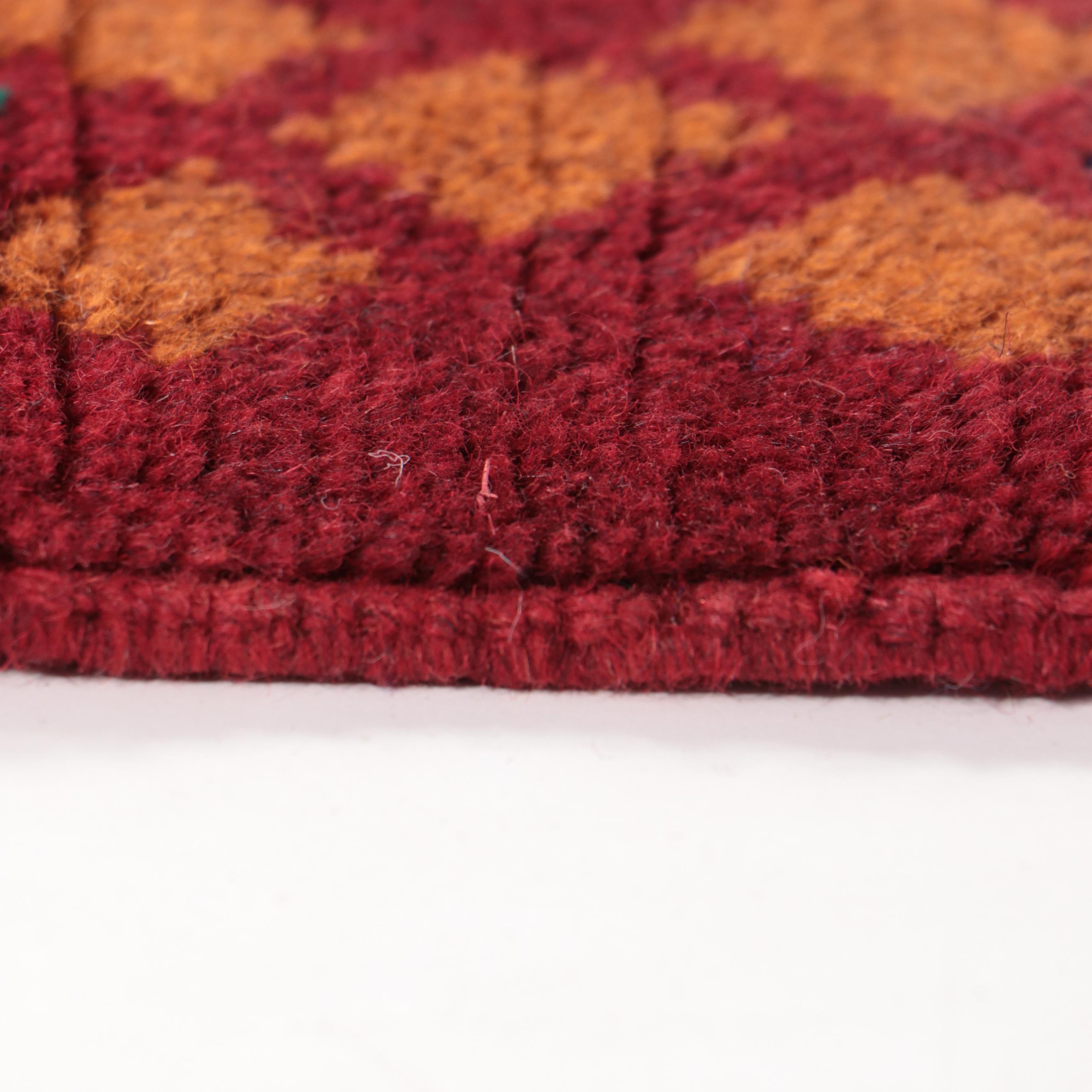 3'9 x 5'10 Hand-Knotted Afghan Baluch Area Rug