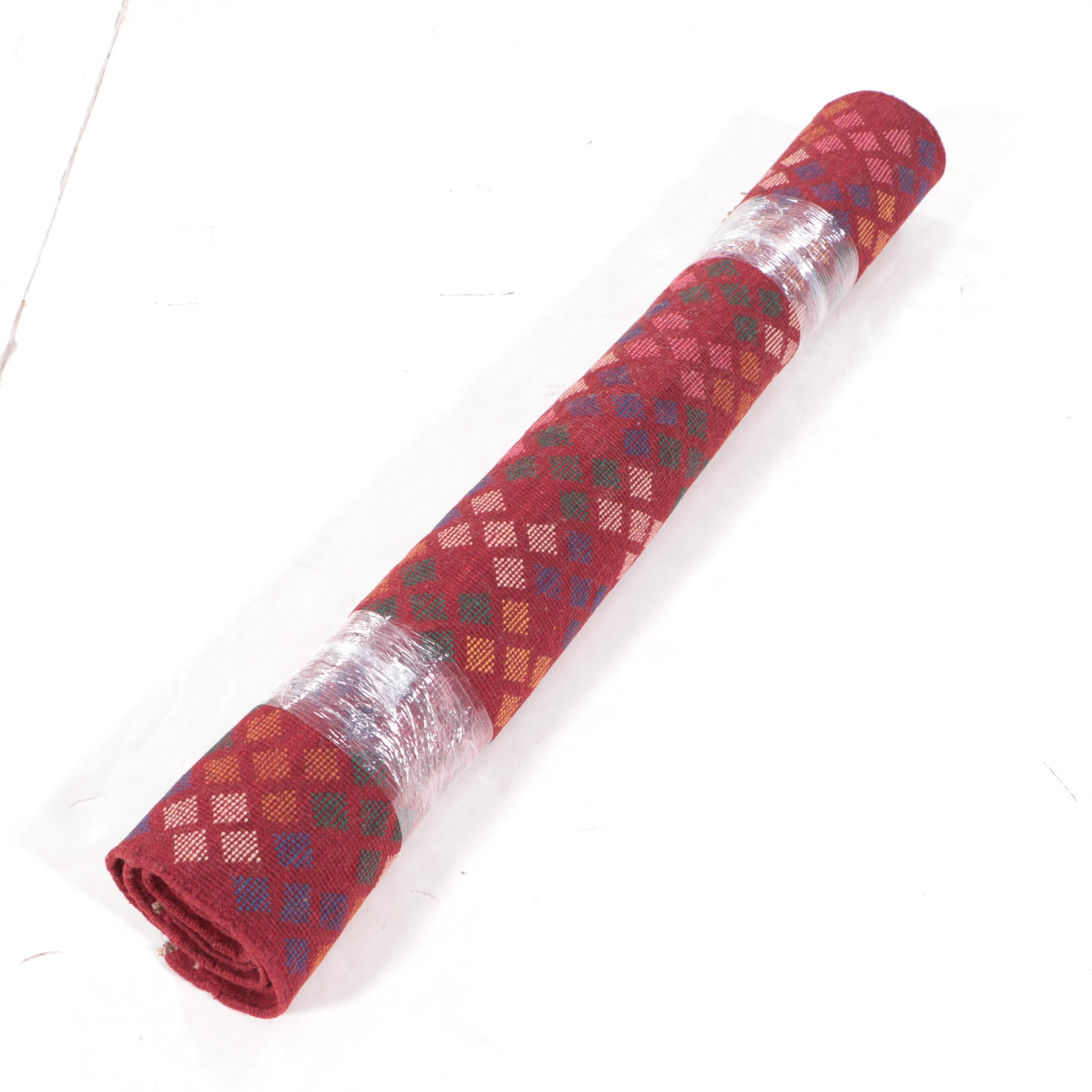 3'9 x 5'10 Hand-Knotted Afghan Baluch Area Rug