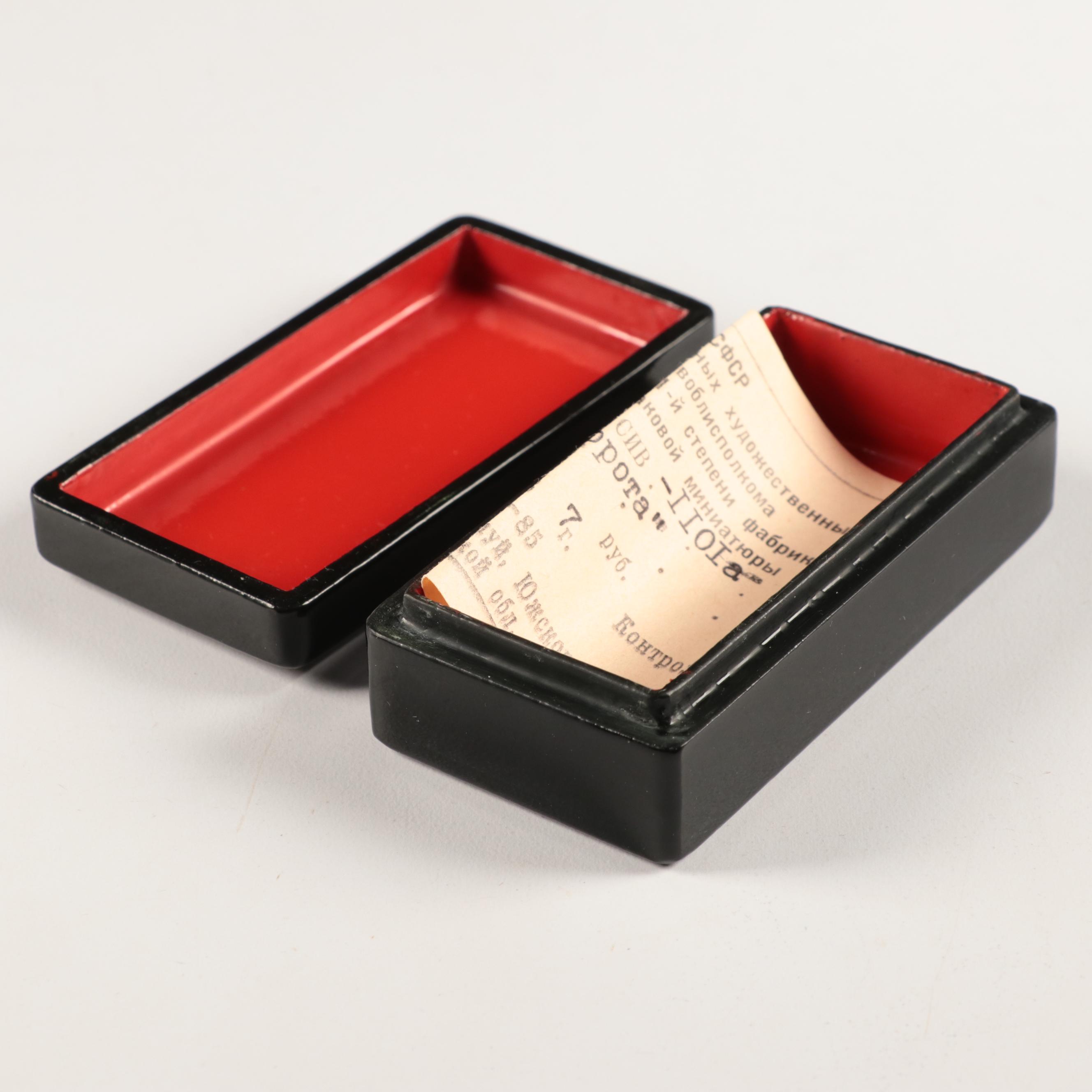 Russian Lacquerware Boxes