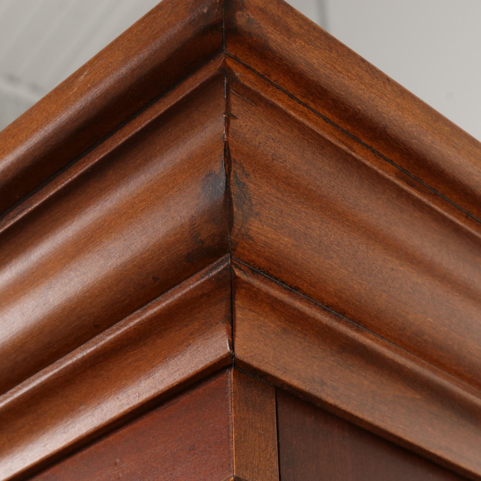 Colonial Style Wooden Bookcase Cabinet