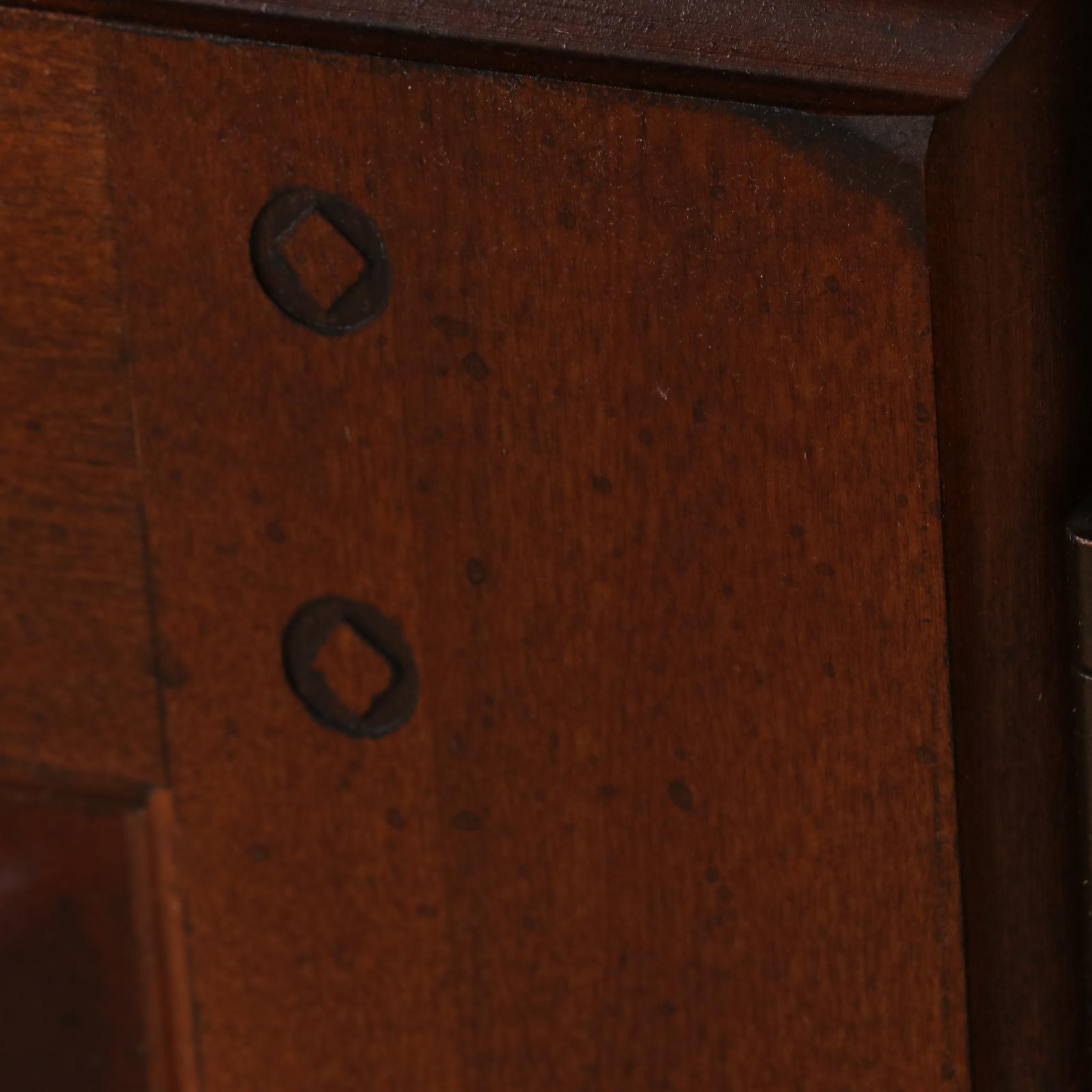 Colonial Style Wooden Bookcase Cabinet