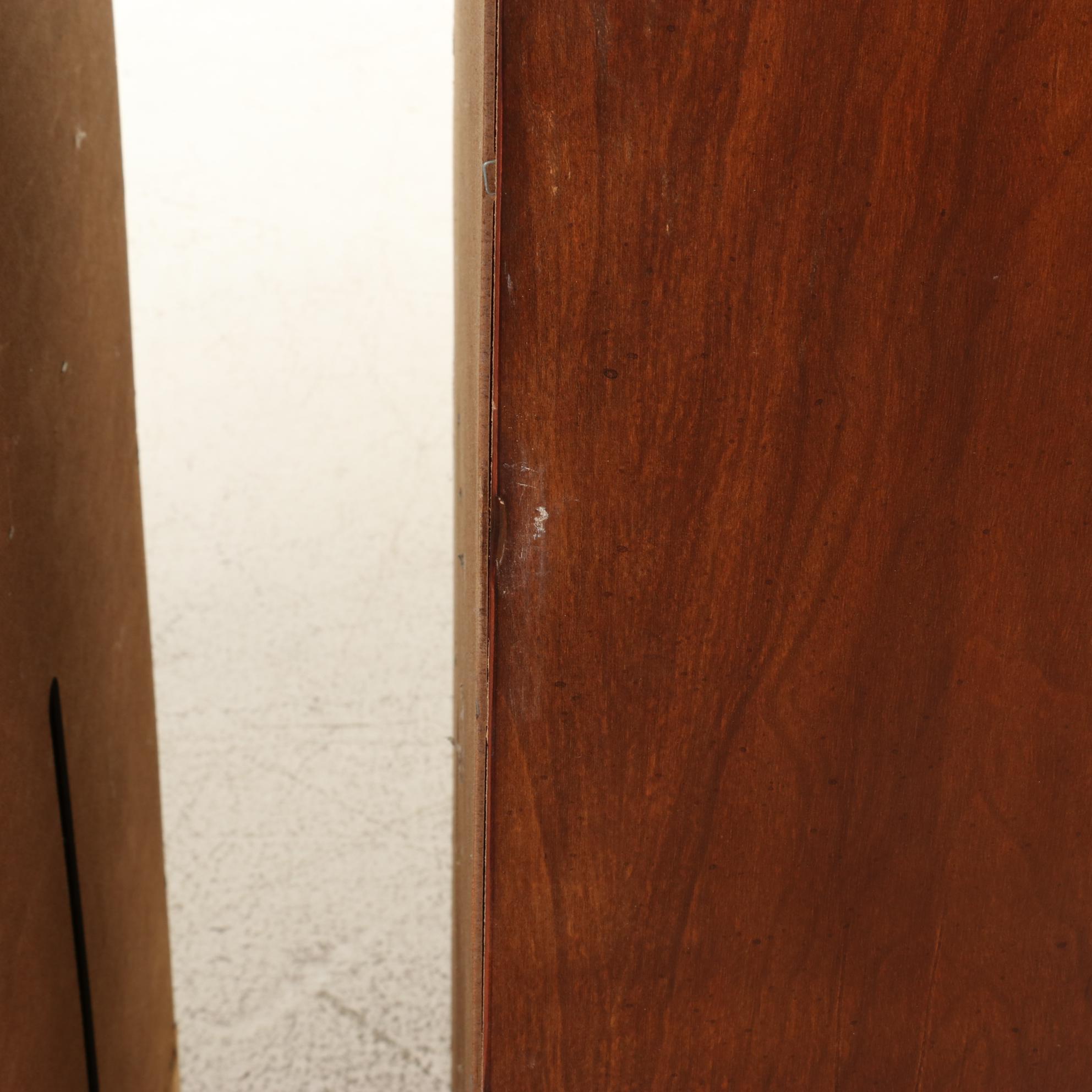 Colonial Style Wooden Bookcase Cabinet