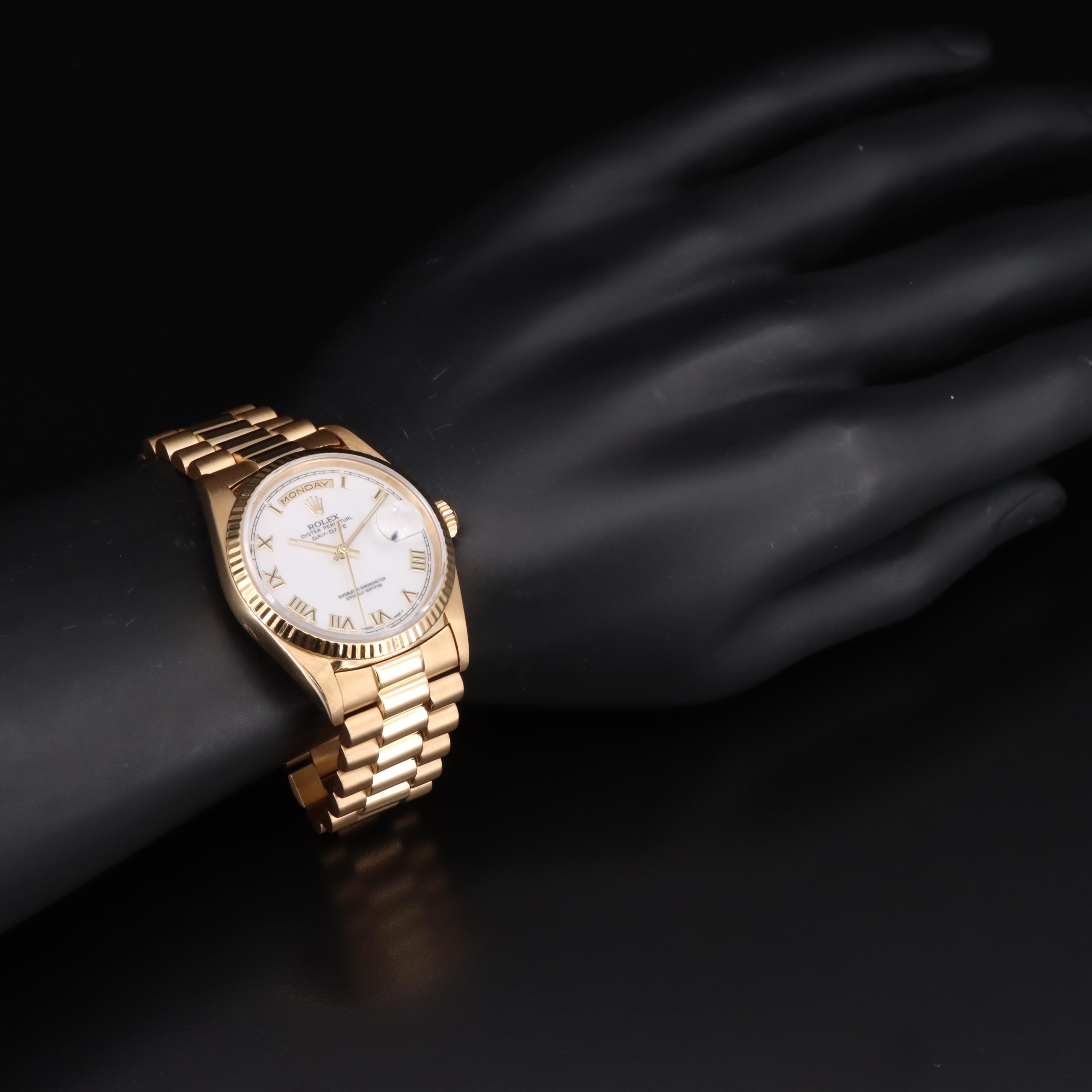 1990 - 1991 Rolex Day-Date President Band Watch