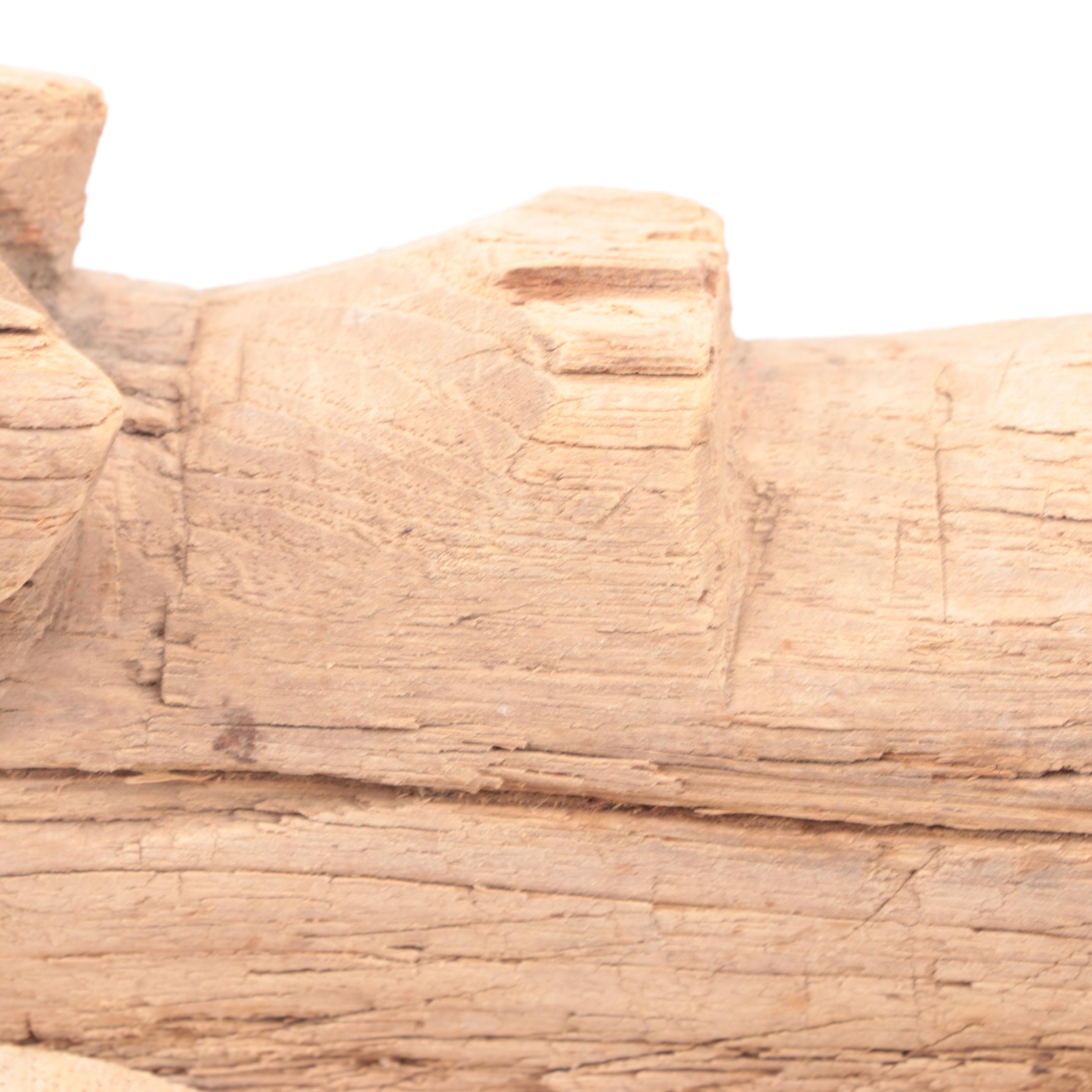 Primitive Hand-Carved Wood Toys