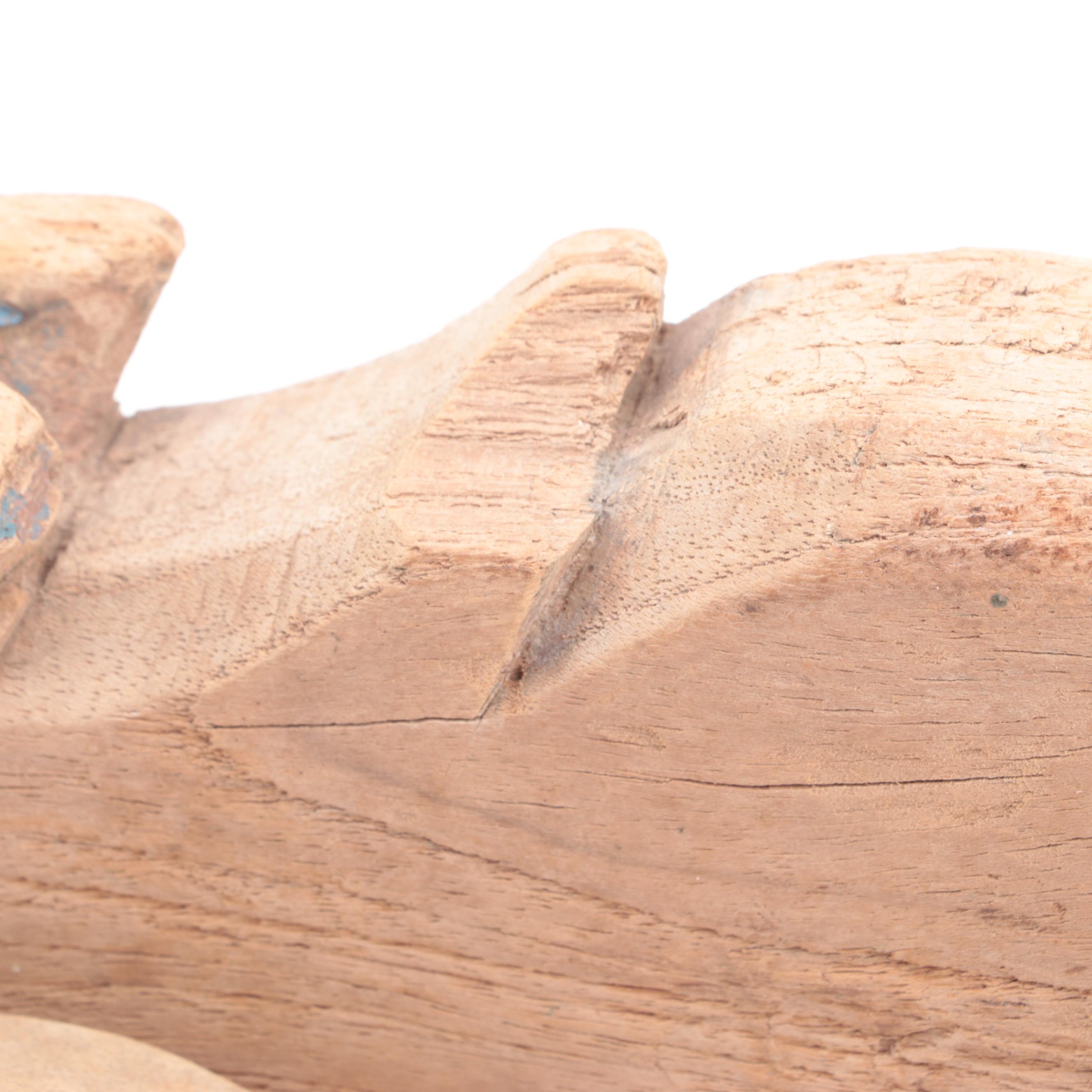 Primitive Hand-Carved Wood Toys