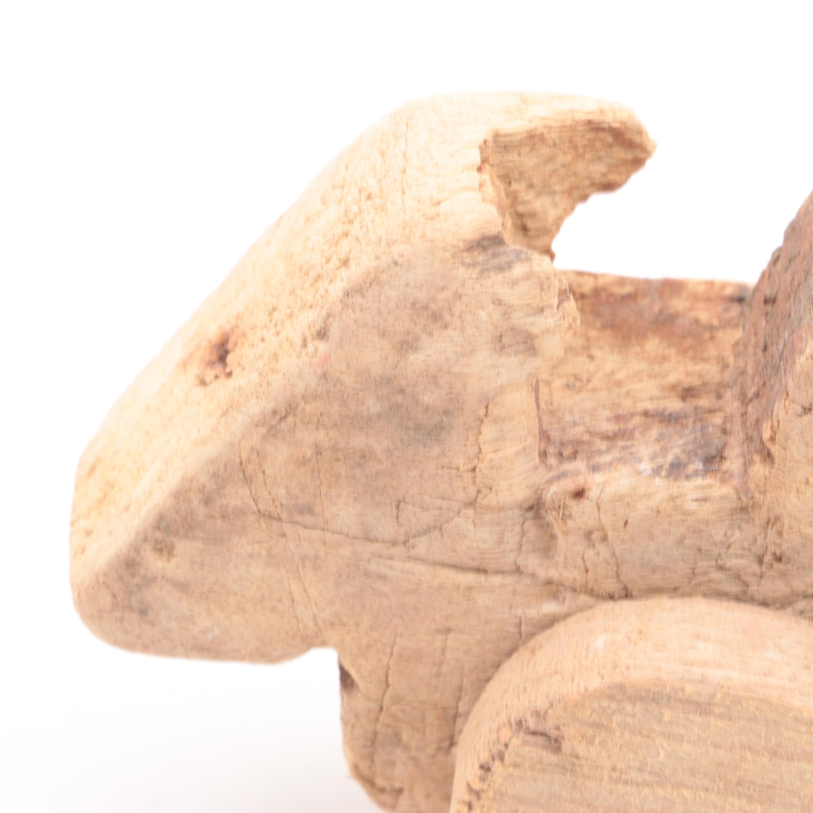 Primitive Hand-Carved Wood Toys