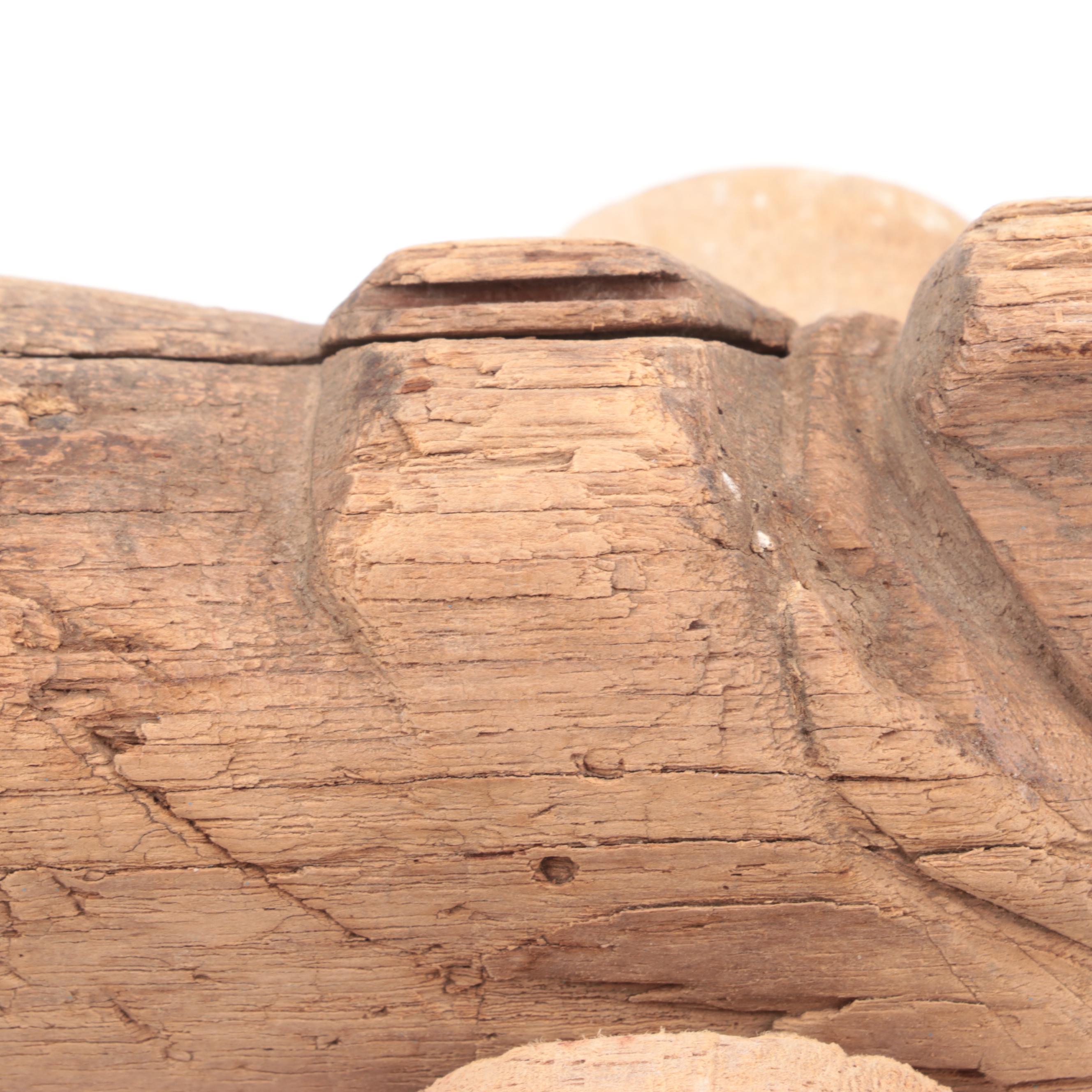 Primitive Hand-Carved Wood Toys