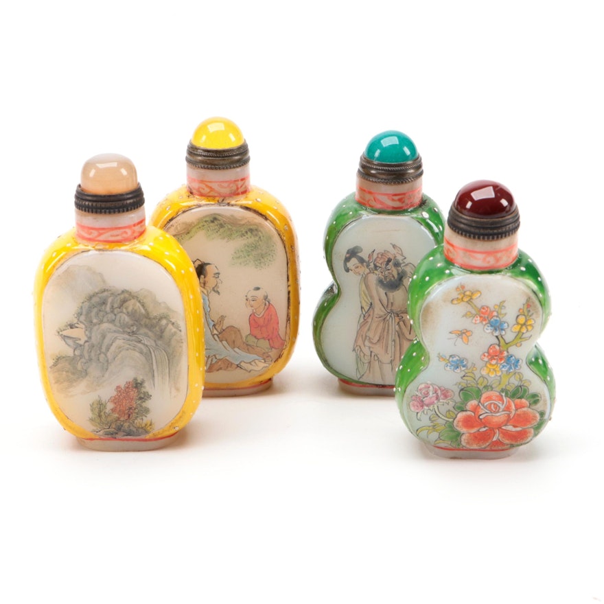 Chinese Hand-Painted Snuff Bottles