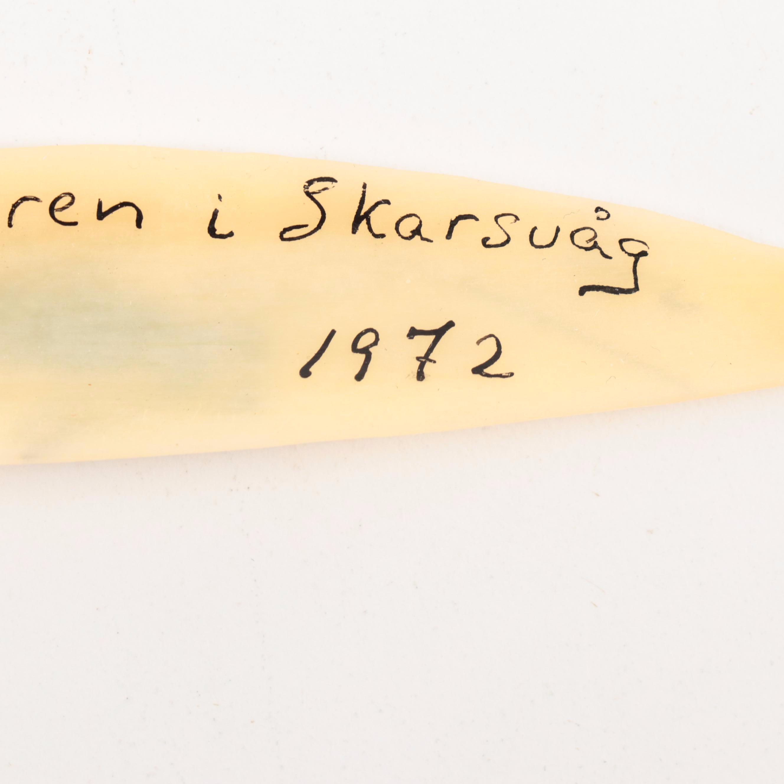 Wilton Lee Lacquered Box with Norwegian and Yugoslavian Letter Openers