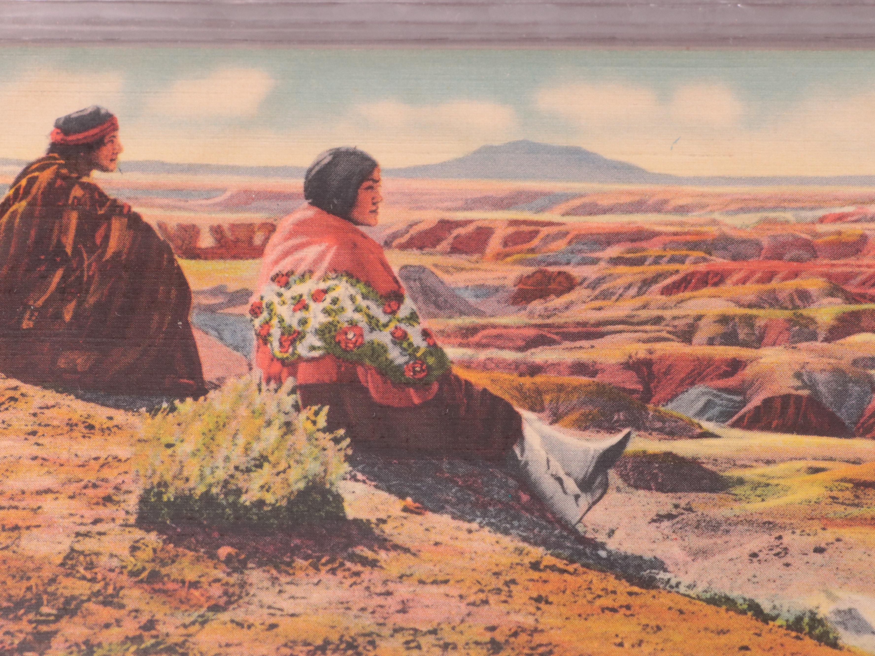 Album of Vintage Native American-Themed Postcards