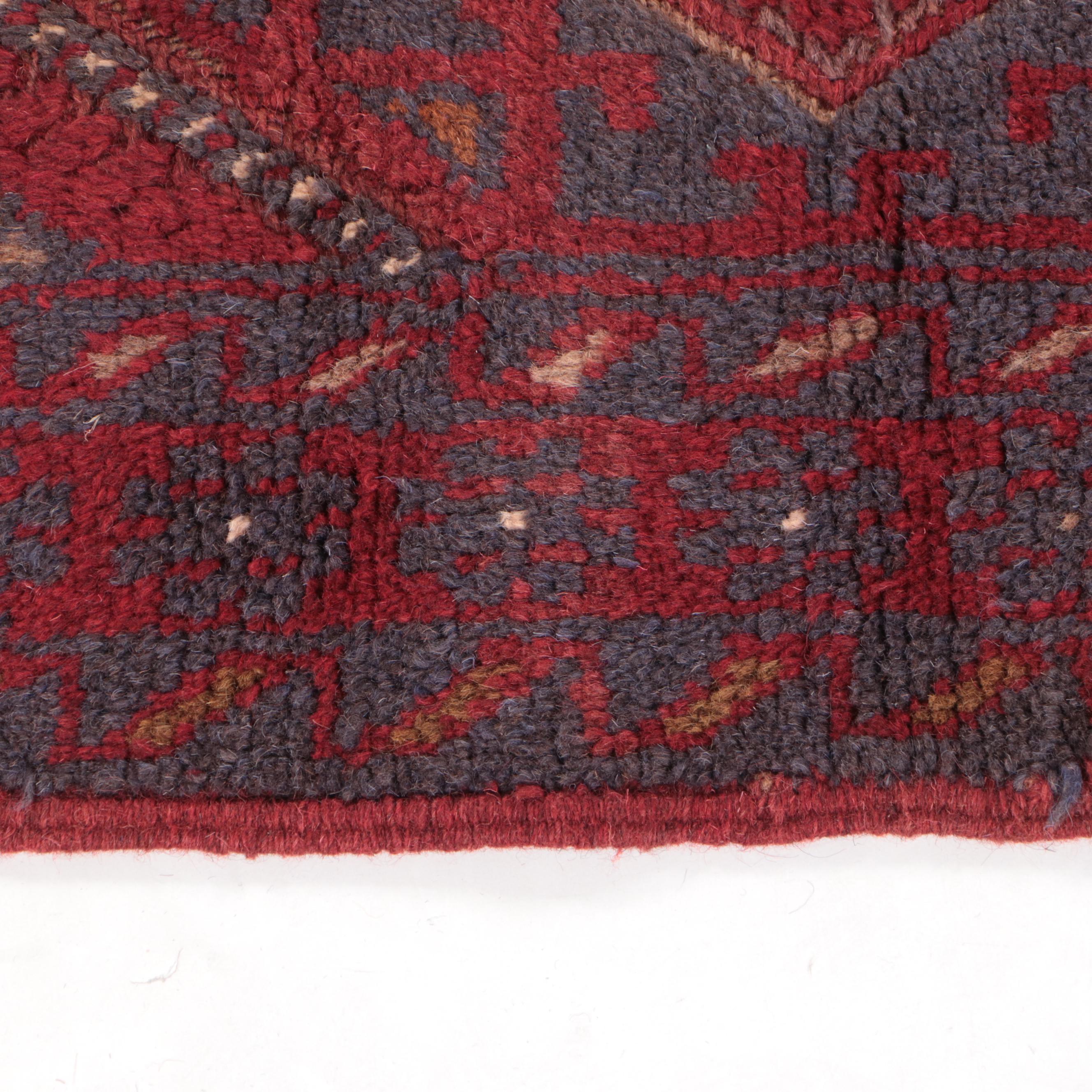 2' x 8'8 Handwoven Afghan Baluch Mixed Technique Carpet Runner