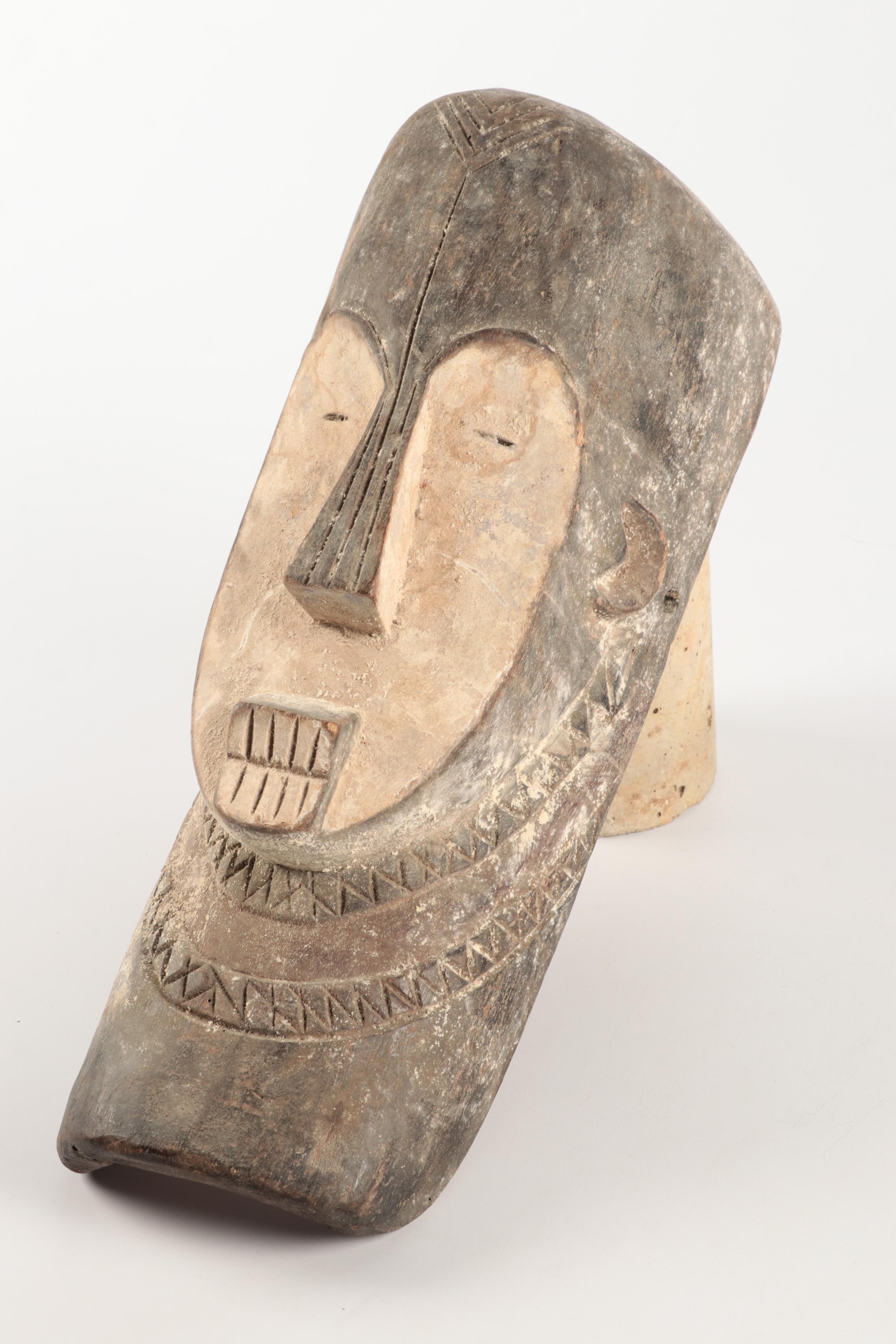 Fang and Lega Style Wooden Masks, Central Africa