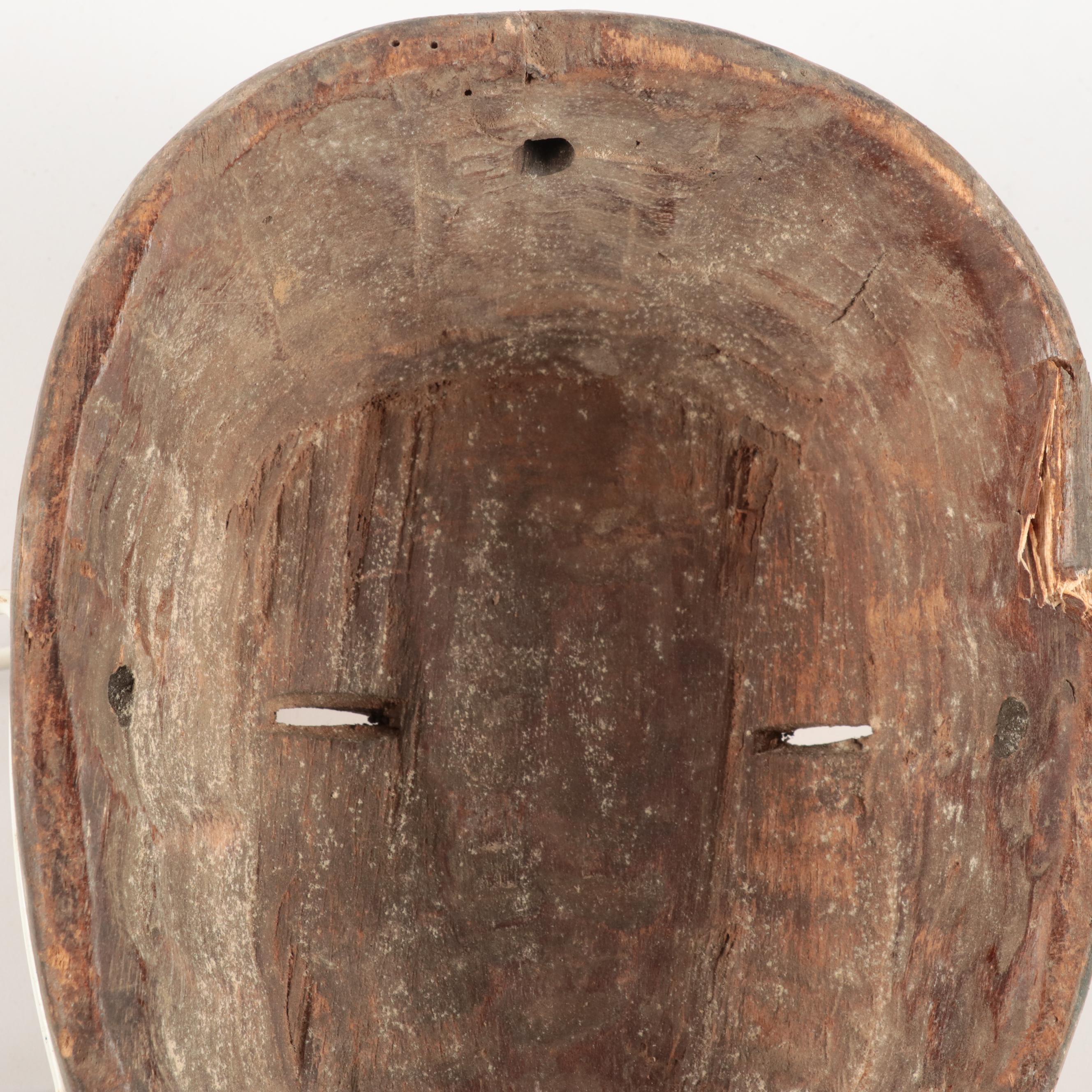 Fang and Lega Style Wooden Masks, Central Africa