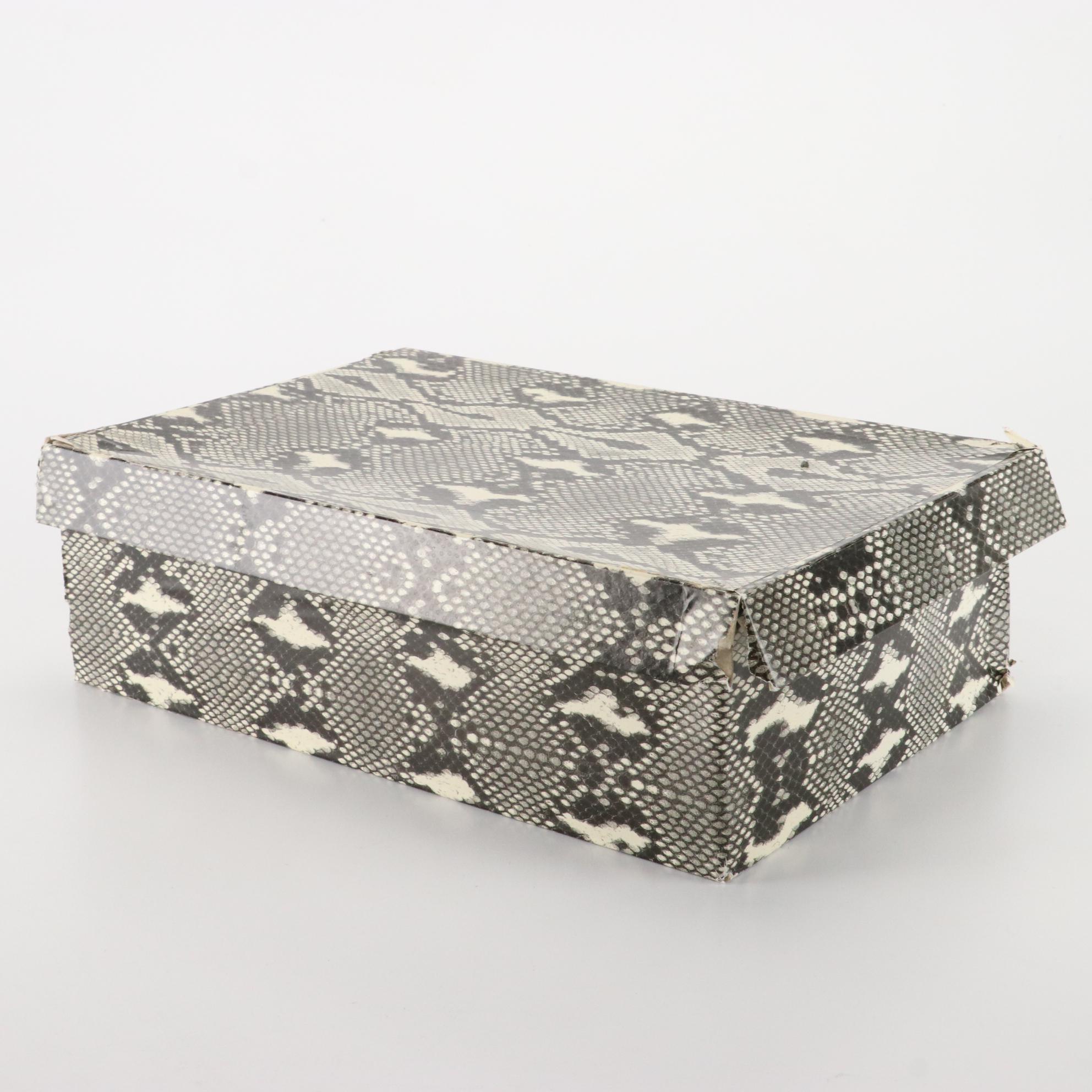 Judith Leiber Alligator Skin Clutch with Chain Strap