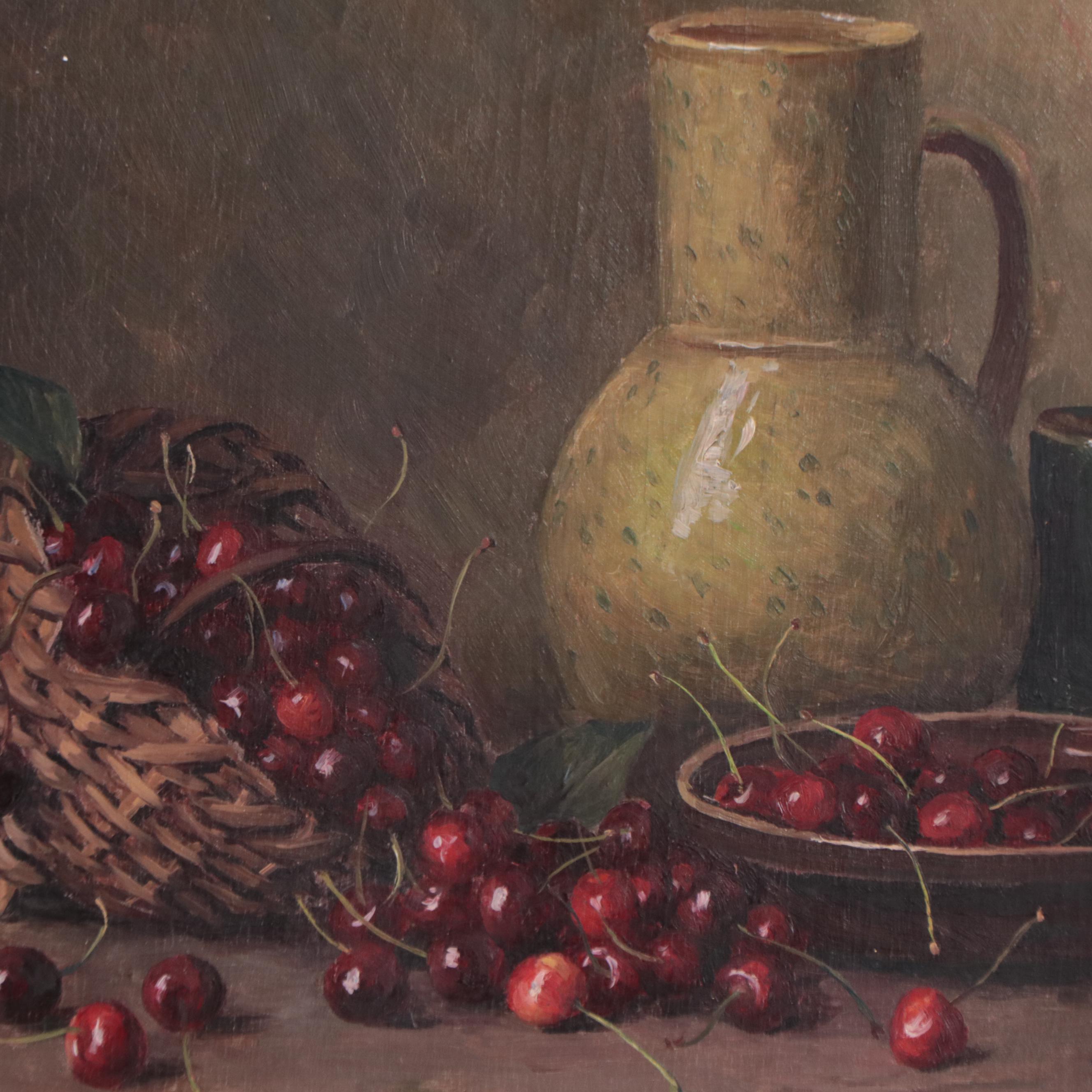 Camilla Göbl Oil Painting of Fruit Still Life