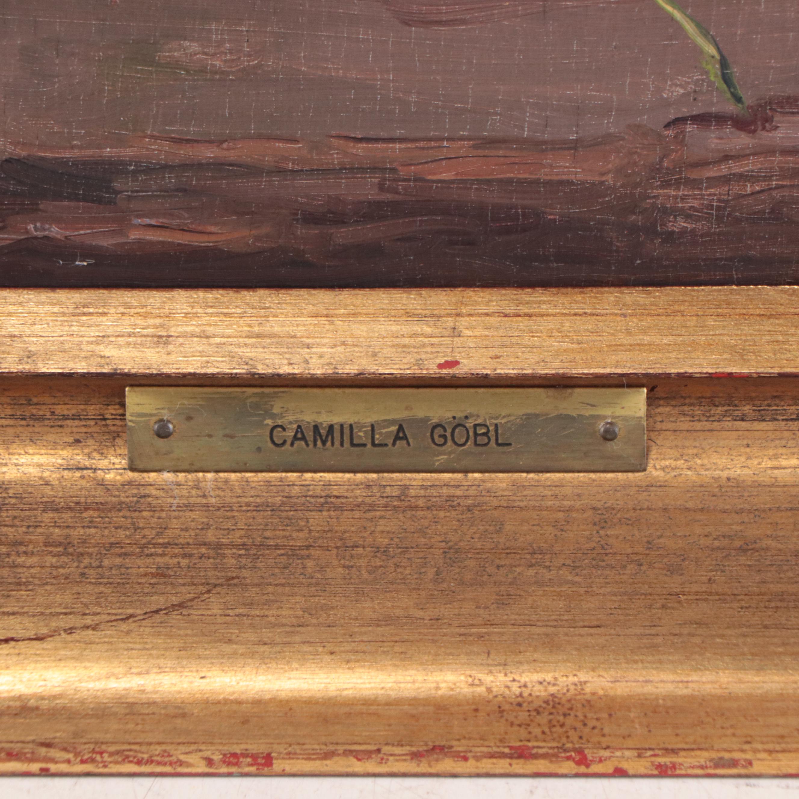 Camilla Göbl Oil Painting of Fruit Still Life