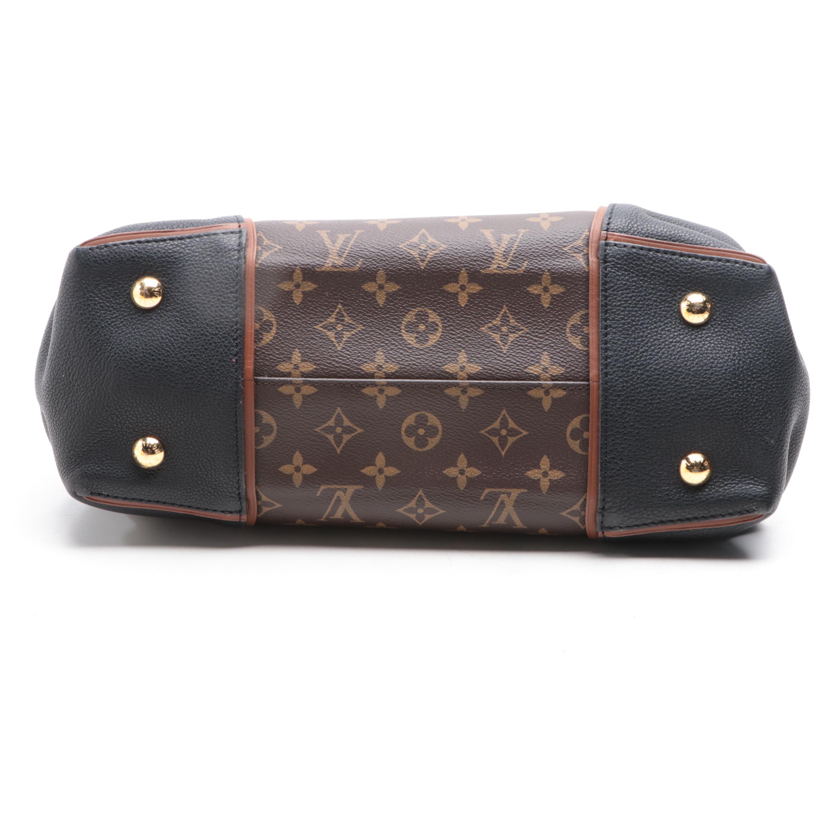 Louis Vuitton W PM Bag in Monogram Canvas and Bicolor Leather