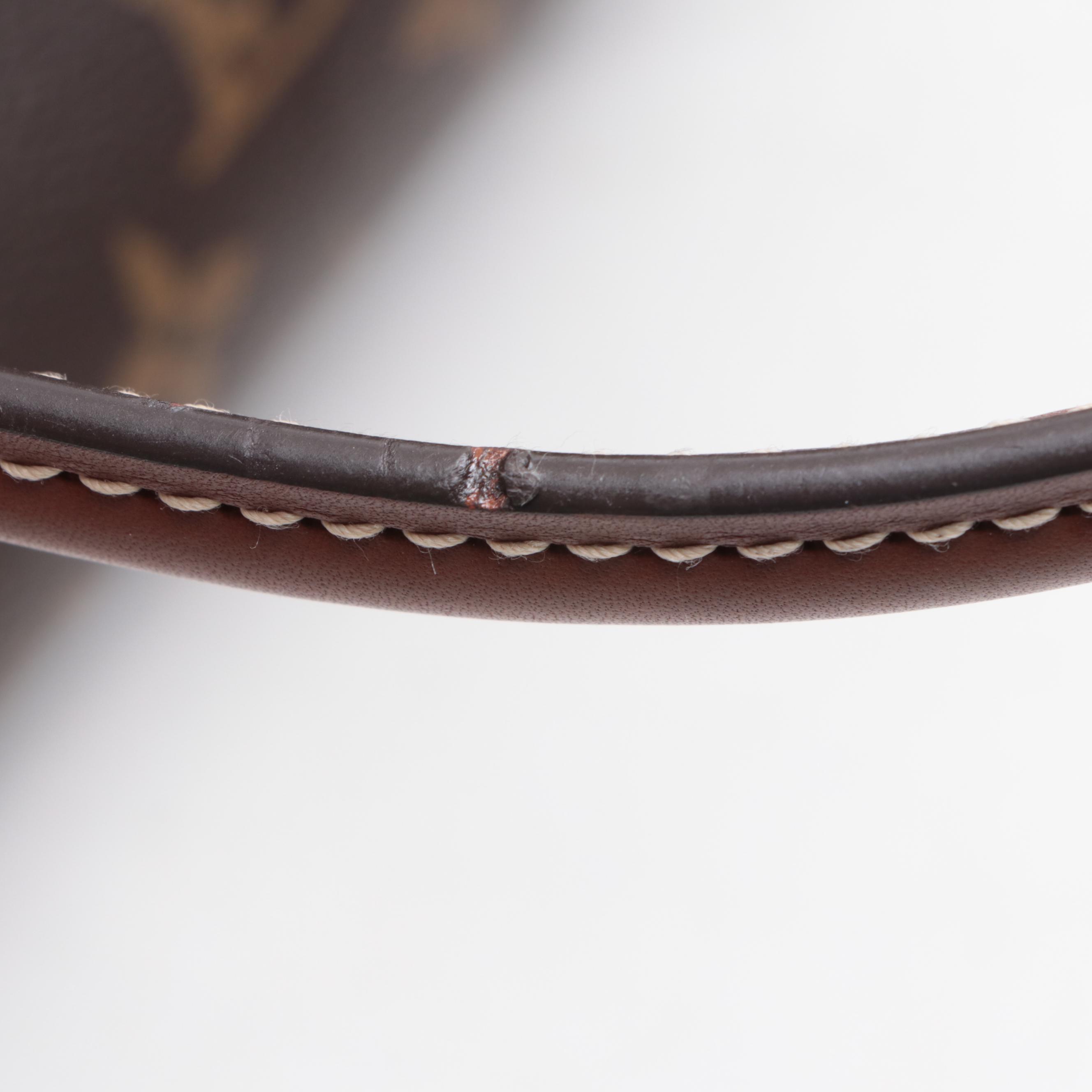 Louis Vuitton W PM Bag in Monogram Canvas and Bicolor Leather