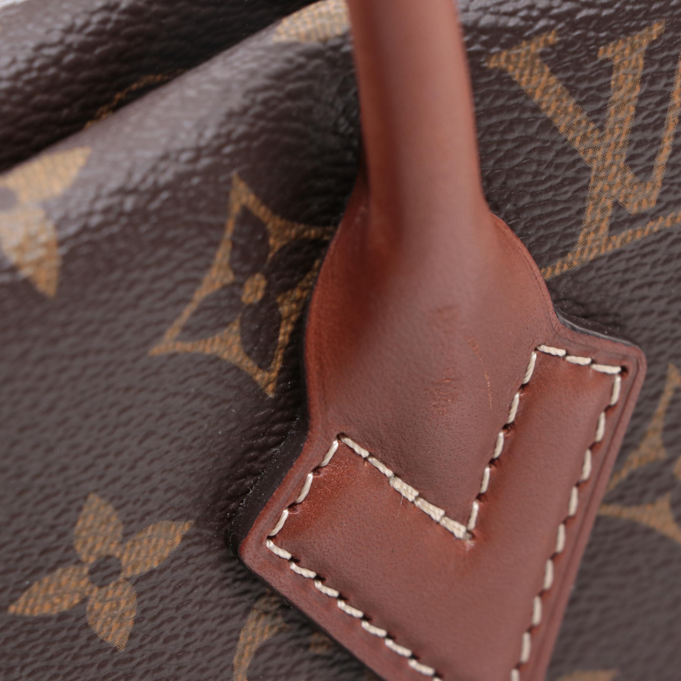 Louis Vuitton W PM Bag in Monogram Canvas and Bicolor Leather