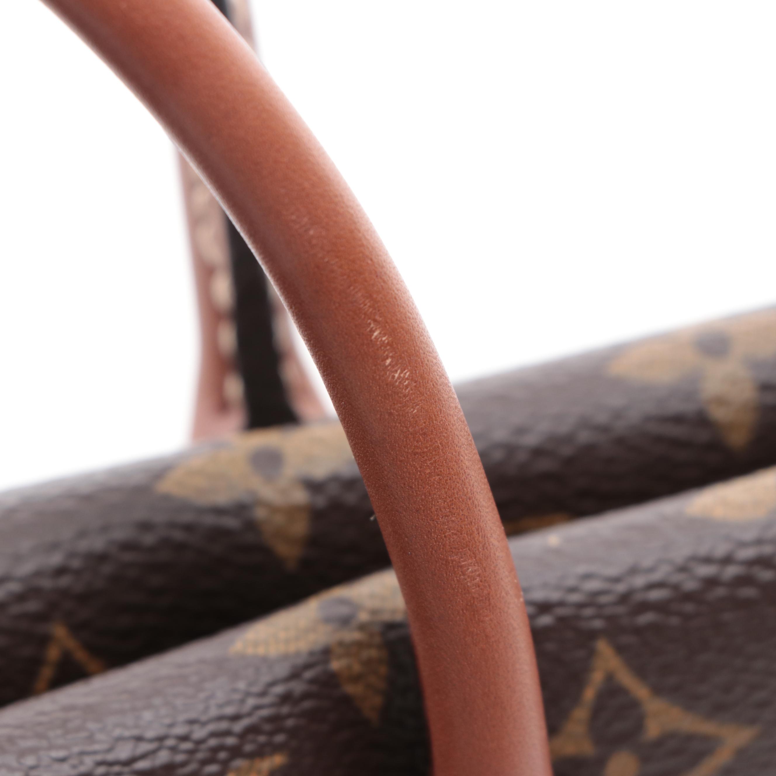 Louis Vuitton W PM Bag in Monogram Canvas and Bicolor Leather