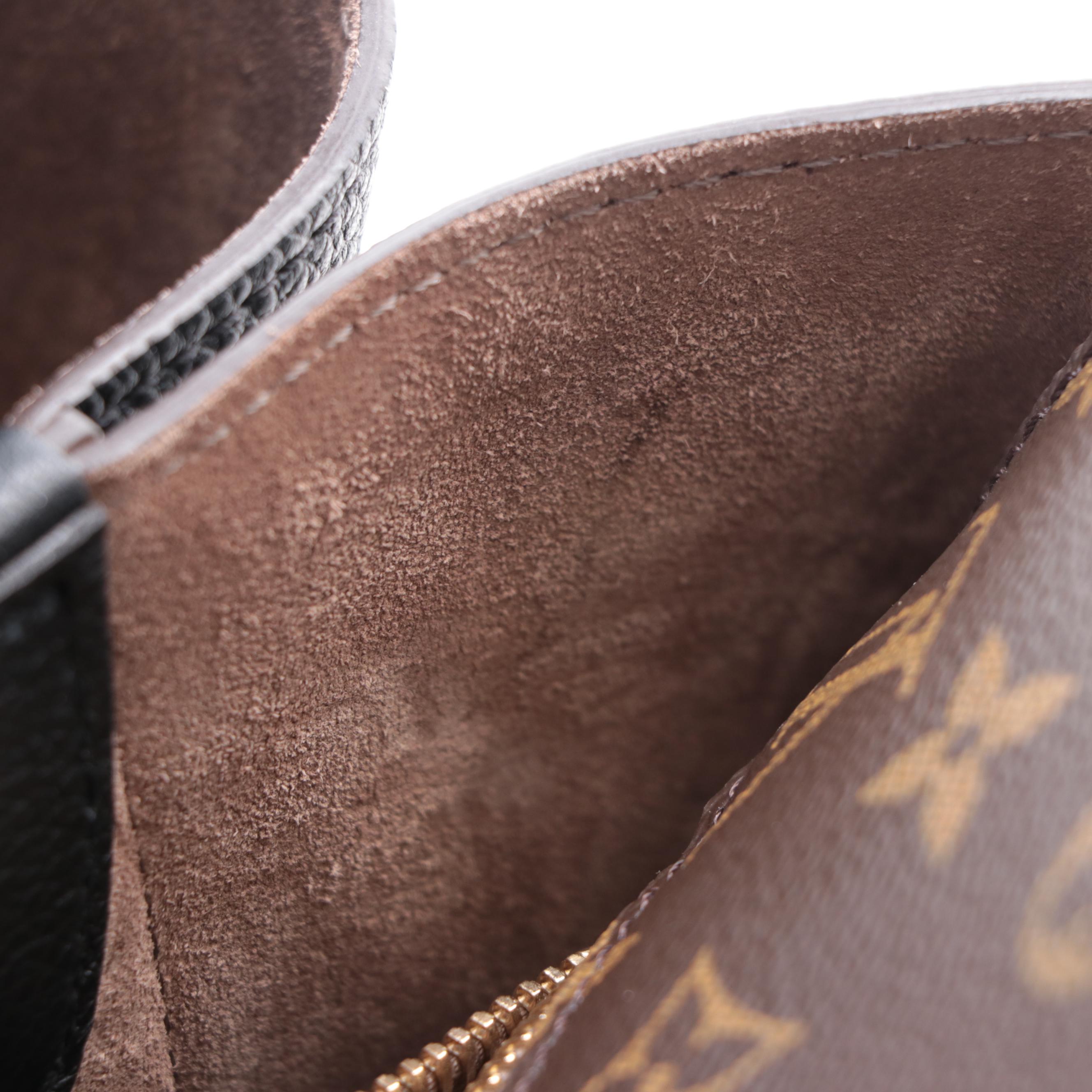 Louis Vuitton W PM Bag in Monogram Canvas and Bicolor Leather