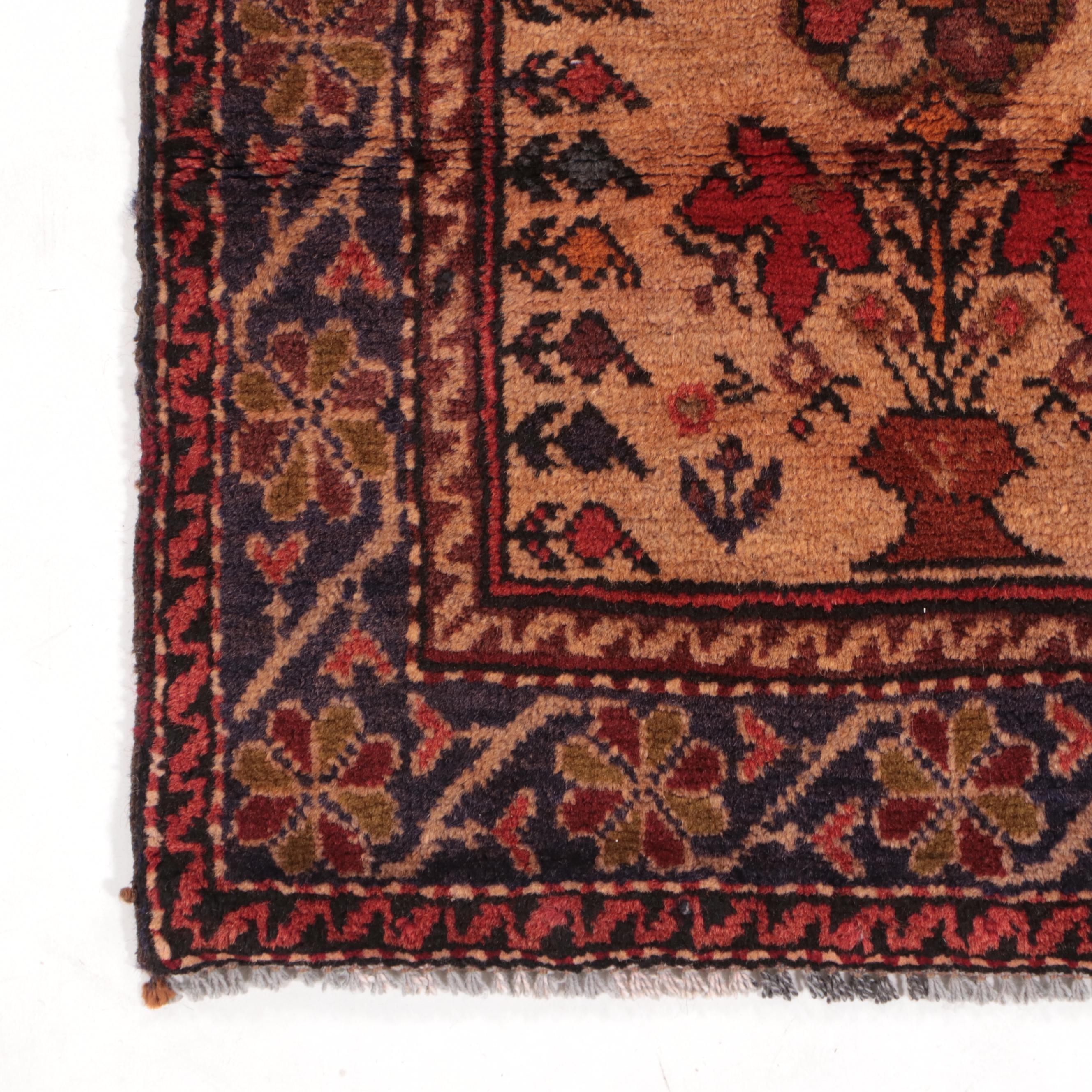 1'8 x 2'1 Hand-Knotted Afghan Baluch Floor Mat
