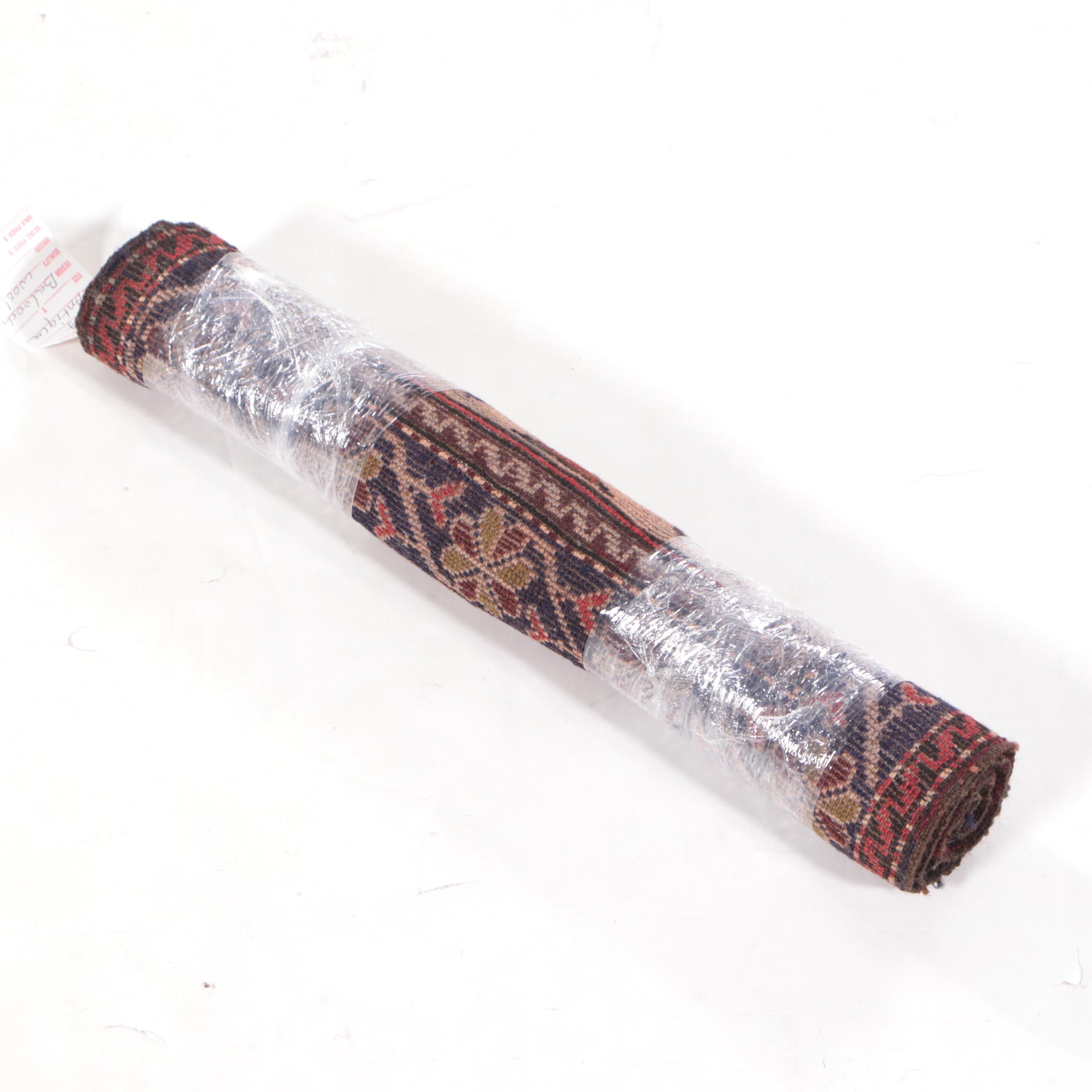 1'8 x 2'1 Hand-Knotted Afghan Baluch Floor Mat