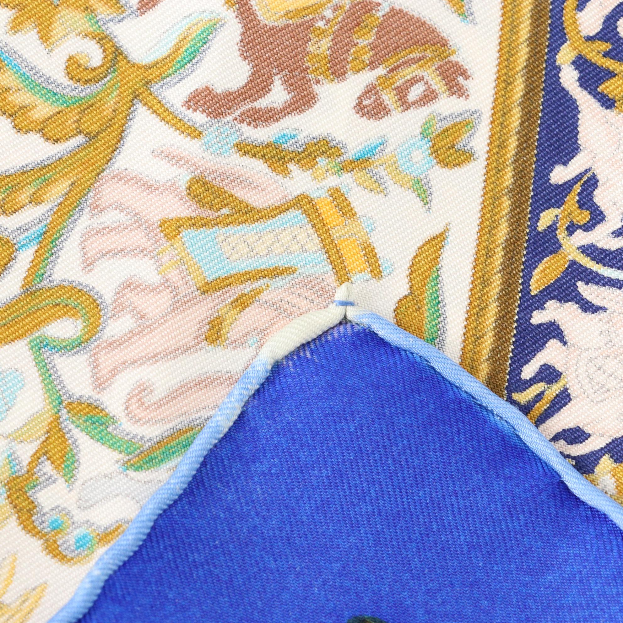 Hermès ''Chasse en Inde'' Scarf 90 in Silk Twill