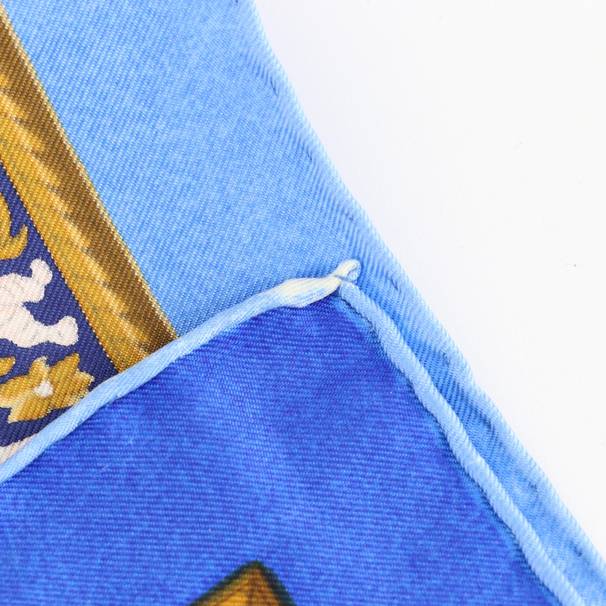 Hermès ''Chasse en Inde'' Scarf 90 in Silk Twill