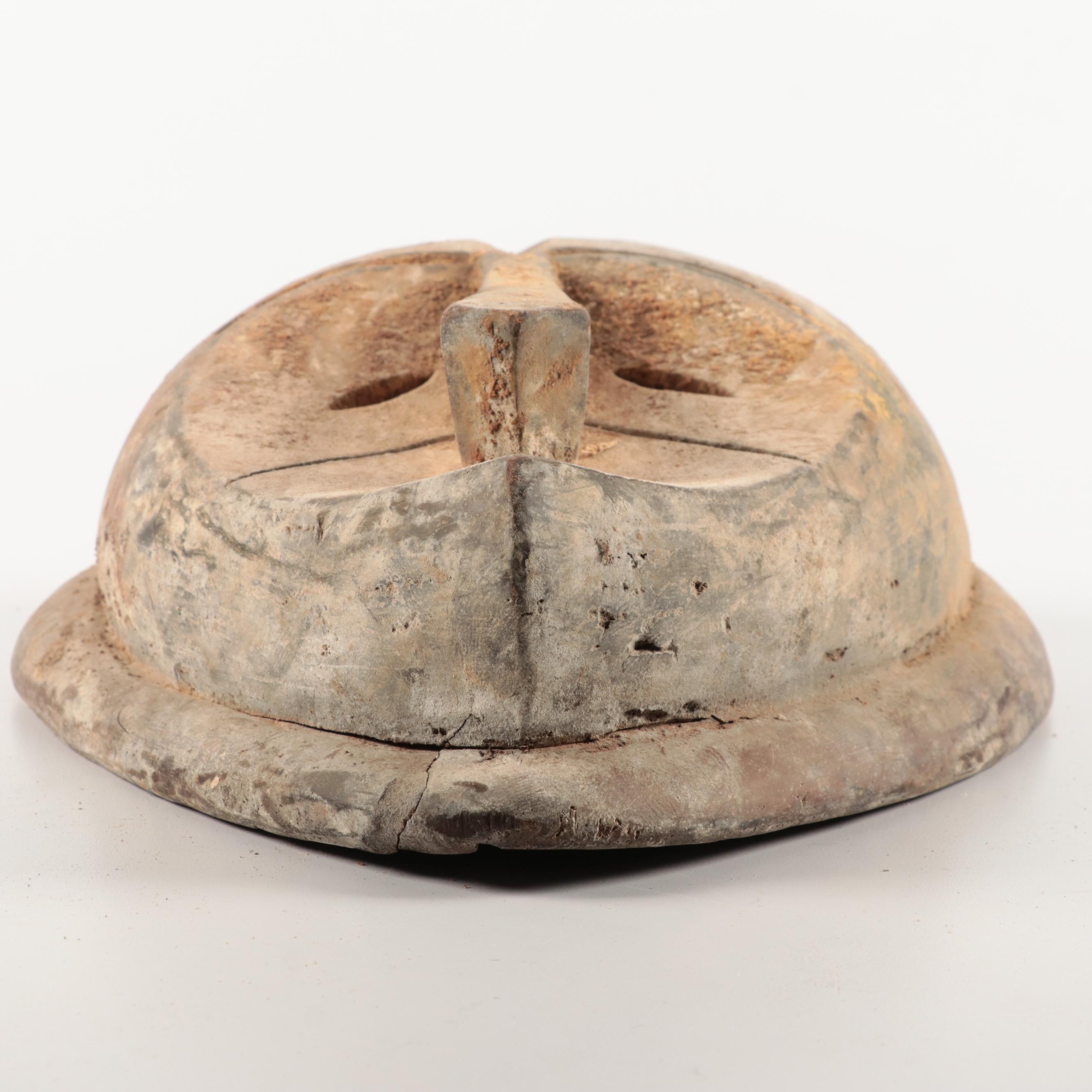 Lega and Igbo Style Carved Wooden Masks, Central Africa