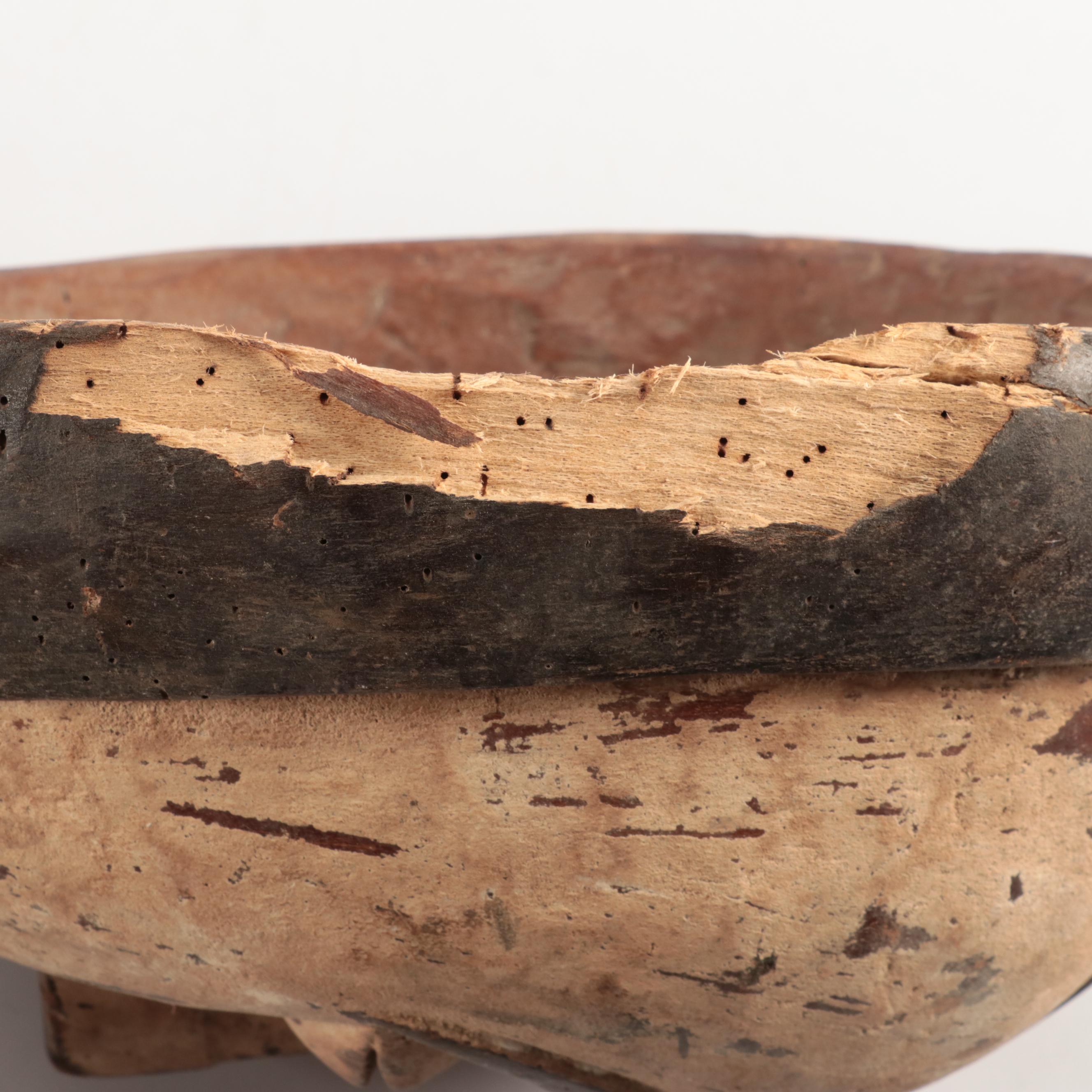 Lega and Igbo Style Carved Wooden Masks, Central Africa