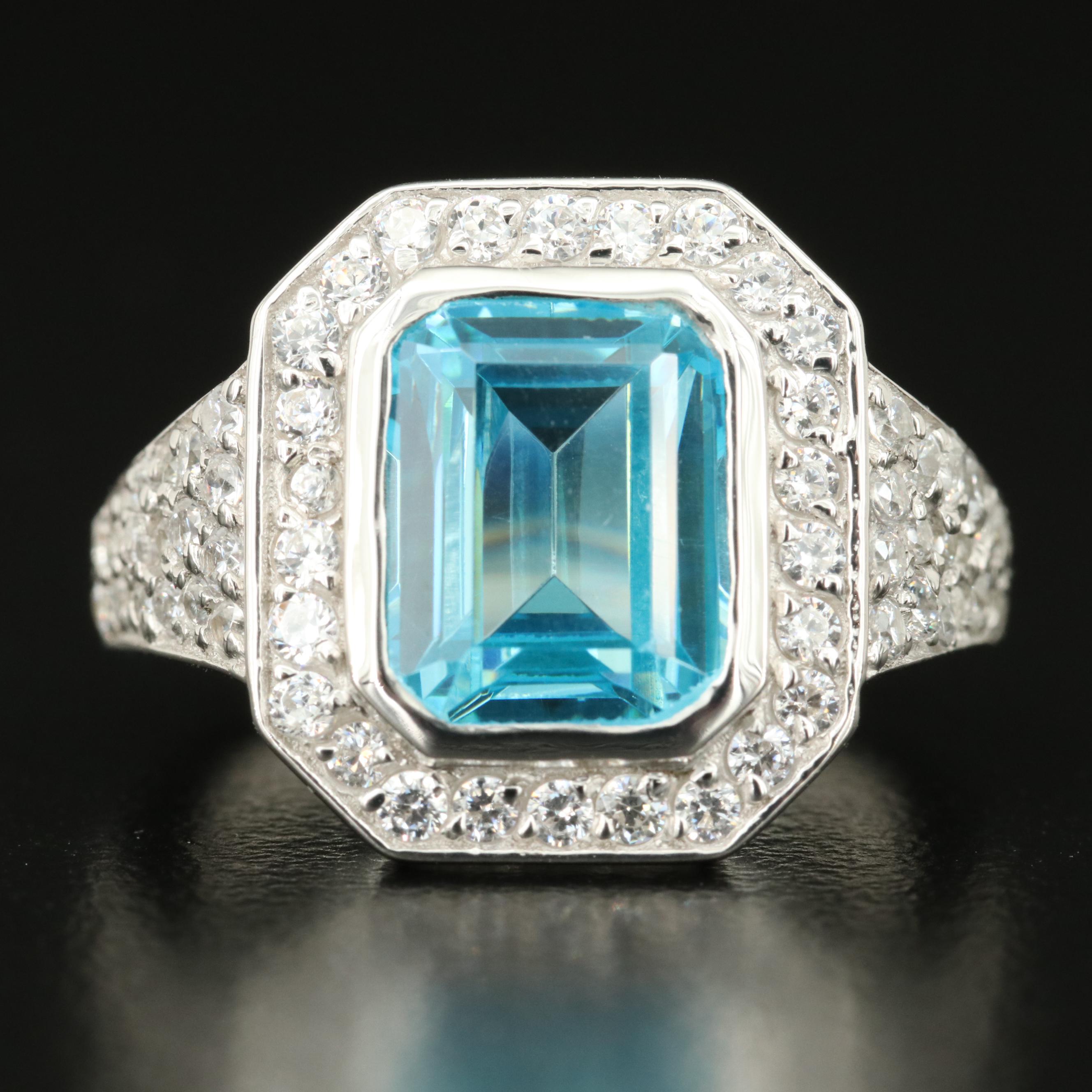 Sterling Cubic Zirconia Ring