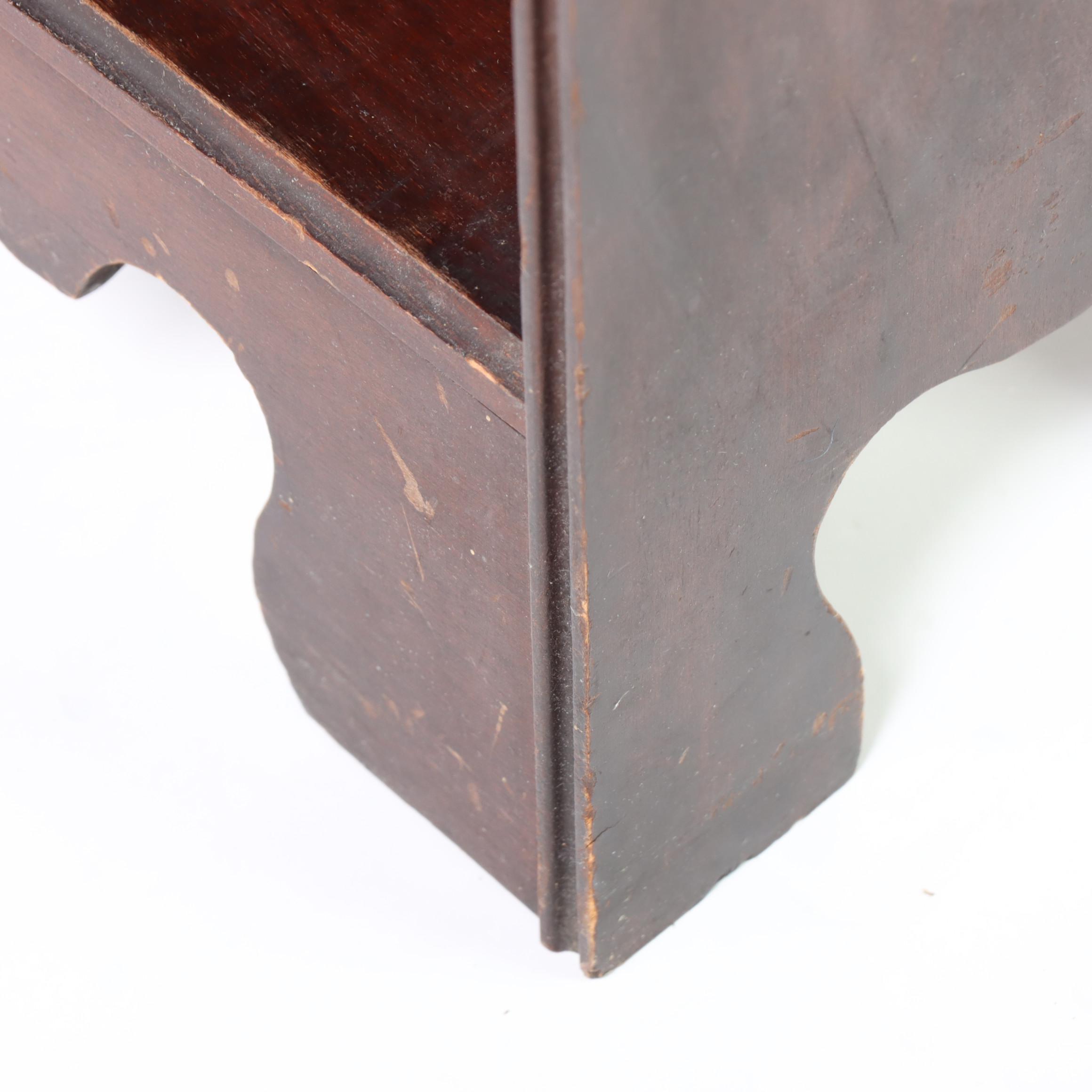 Small American Colonial Revival Mahogany-Stained Bookcase, Early 20th Century